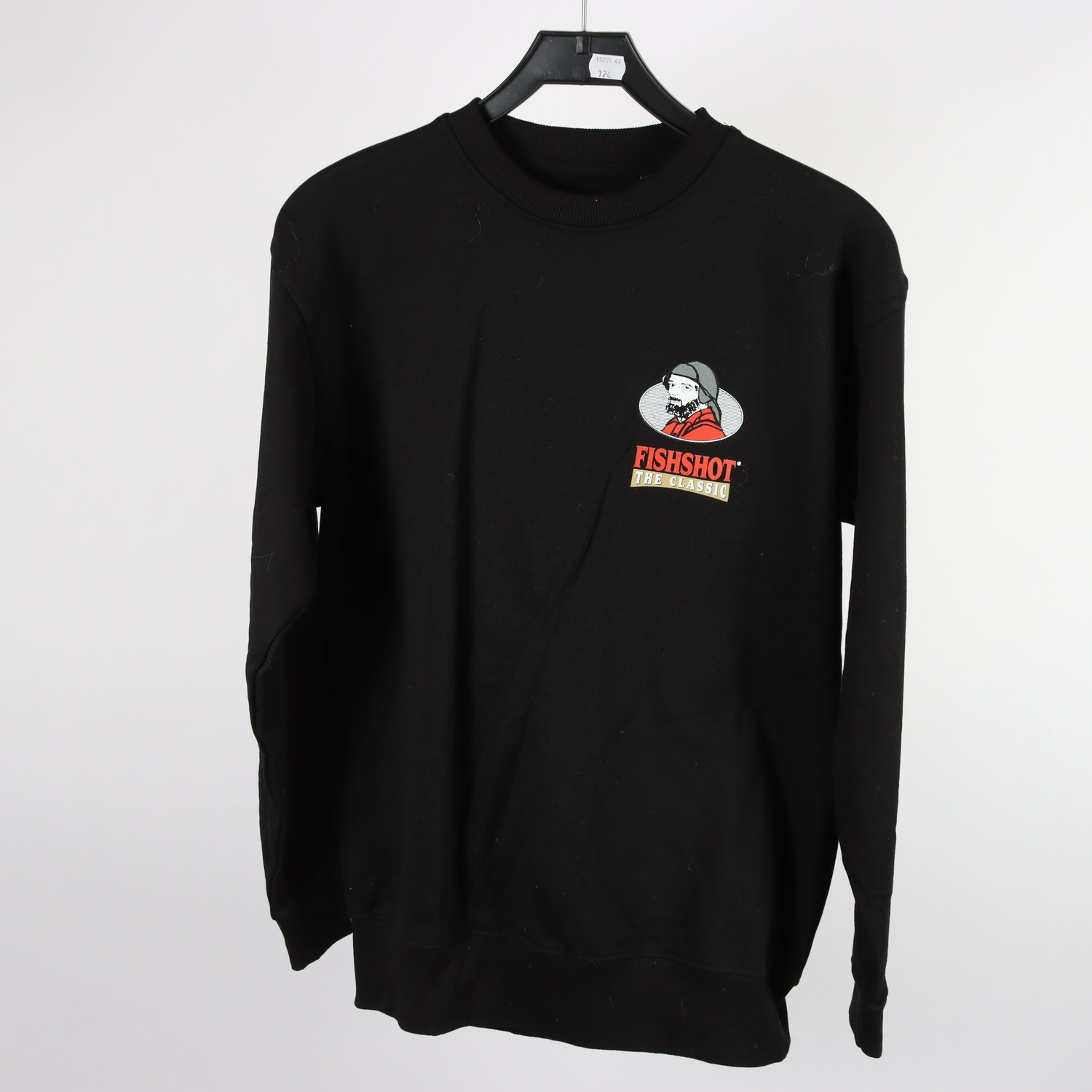 Sweatshirt, Fishhot The Classic, svart, stl. M