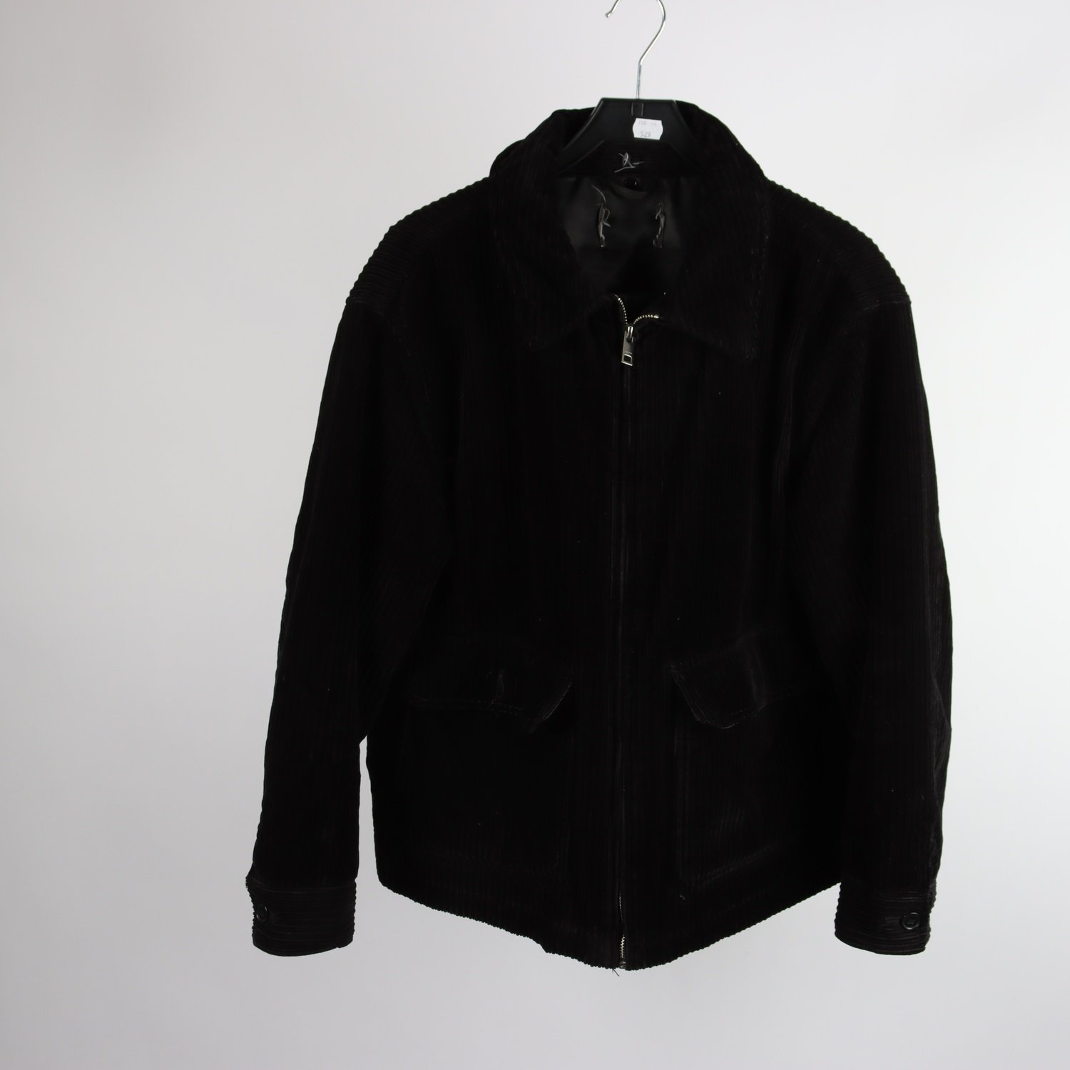 Jacka, Okänd, svart, manchester, stl. ca. M