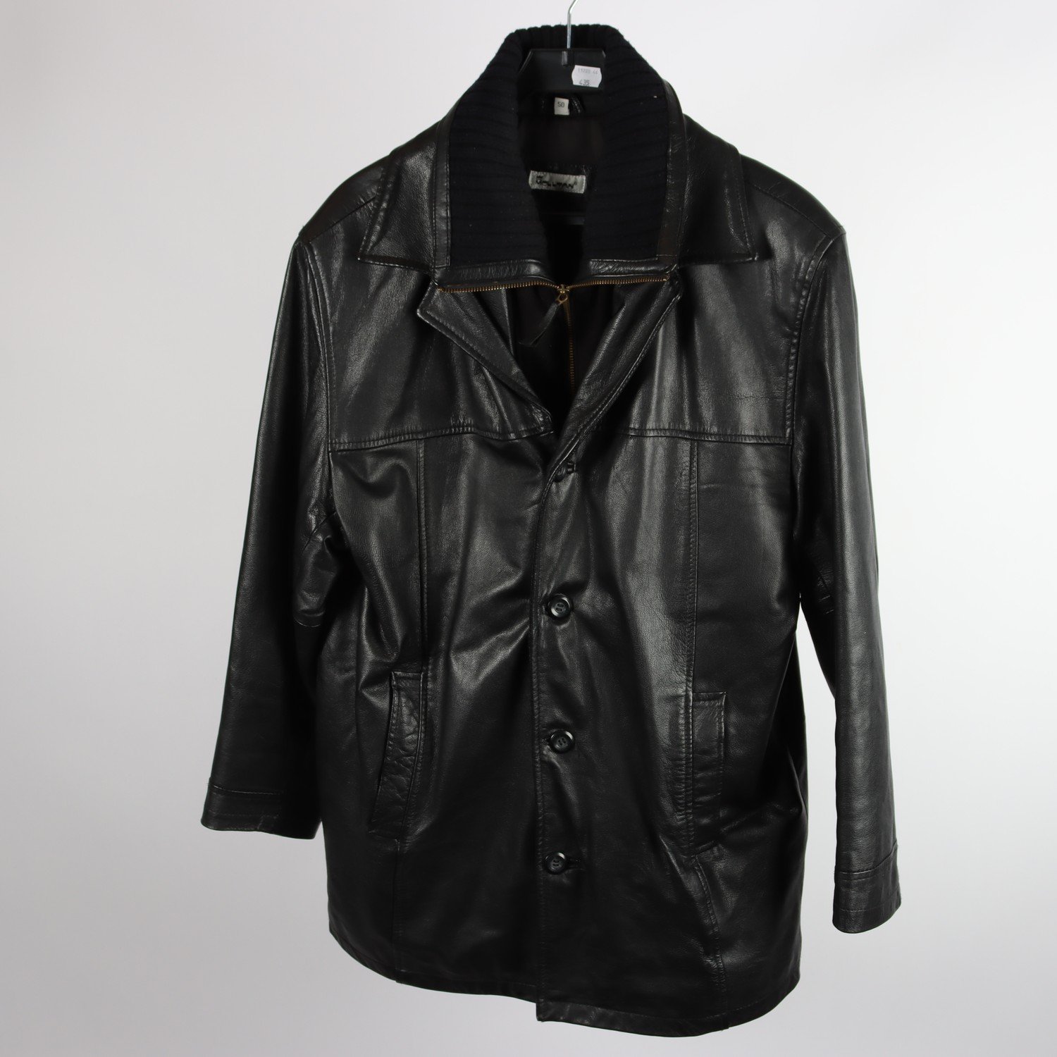 Skinnkjacka, Molltan, svart, stl. 50