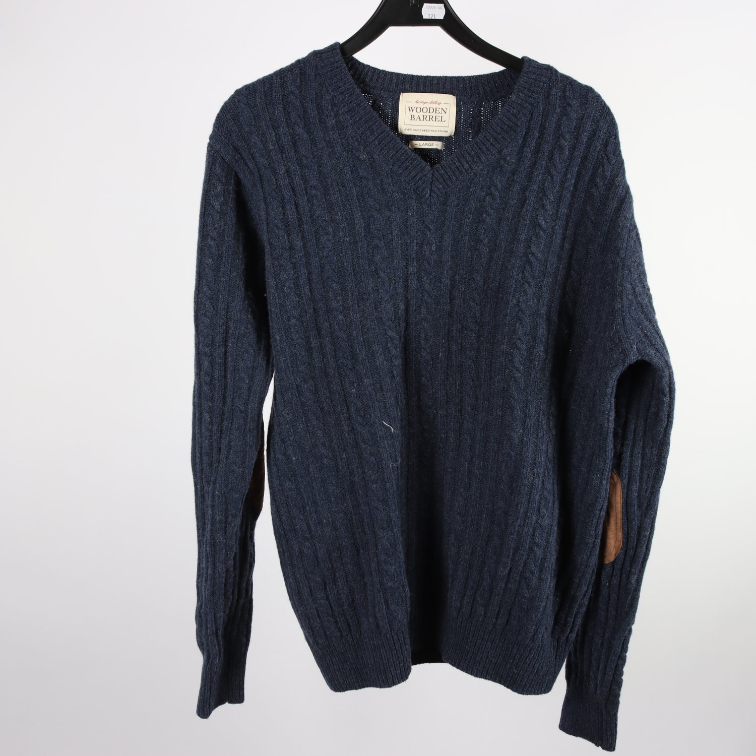 Tröja, Wooden Barrel, blå, stl. L