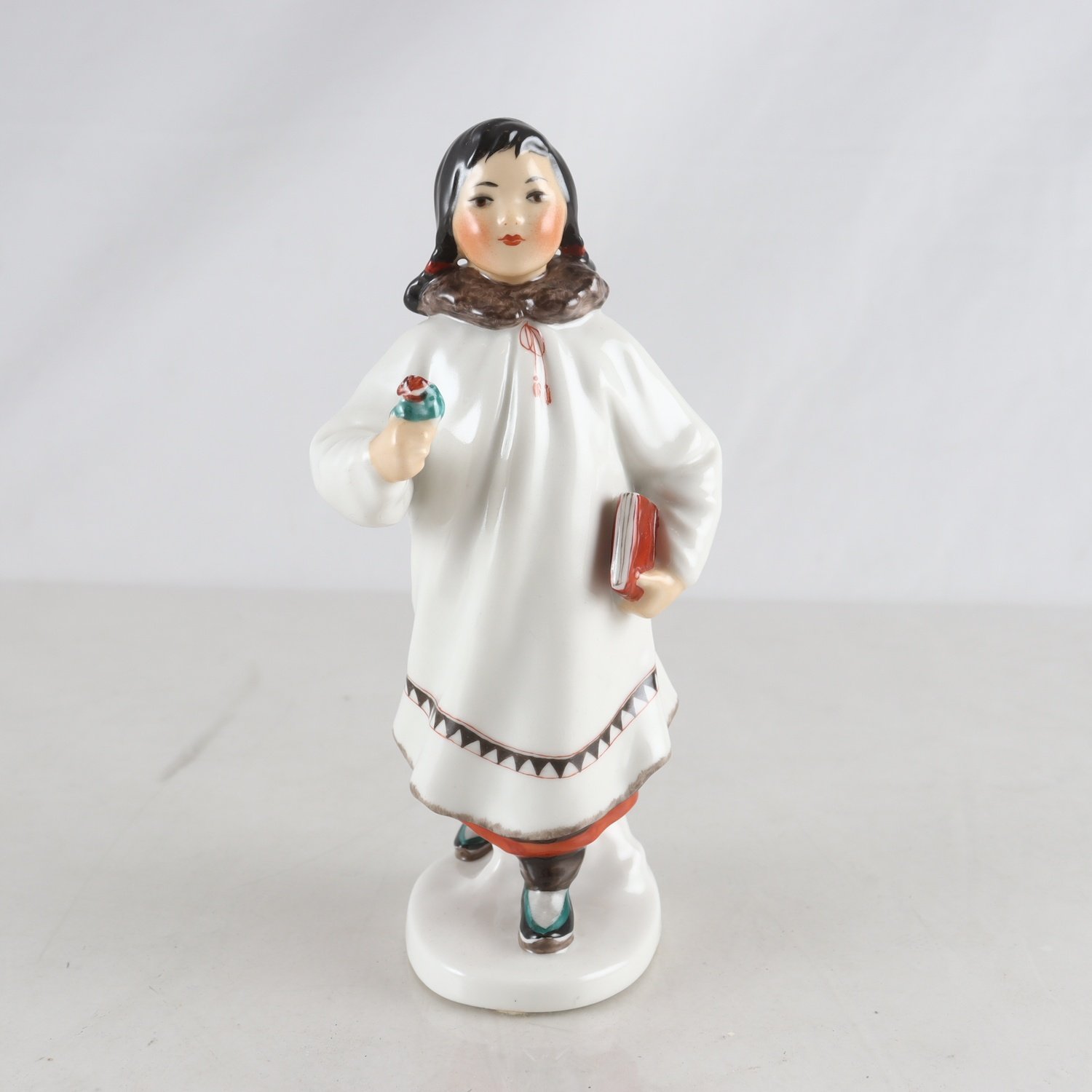 Porslinsfigurin, Lomonosov, USSR, Ryssland