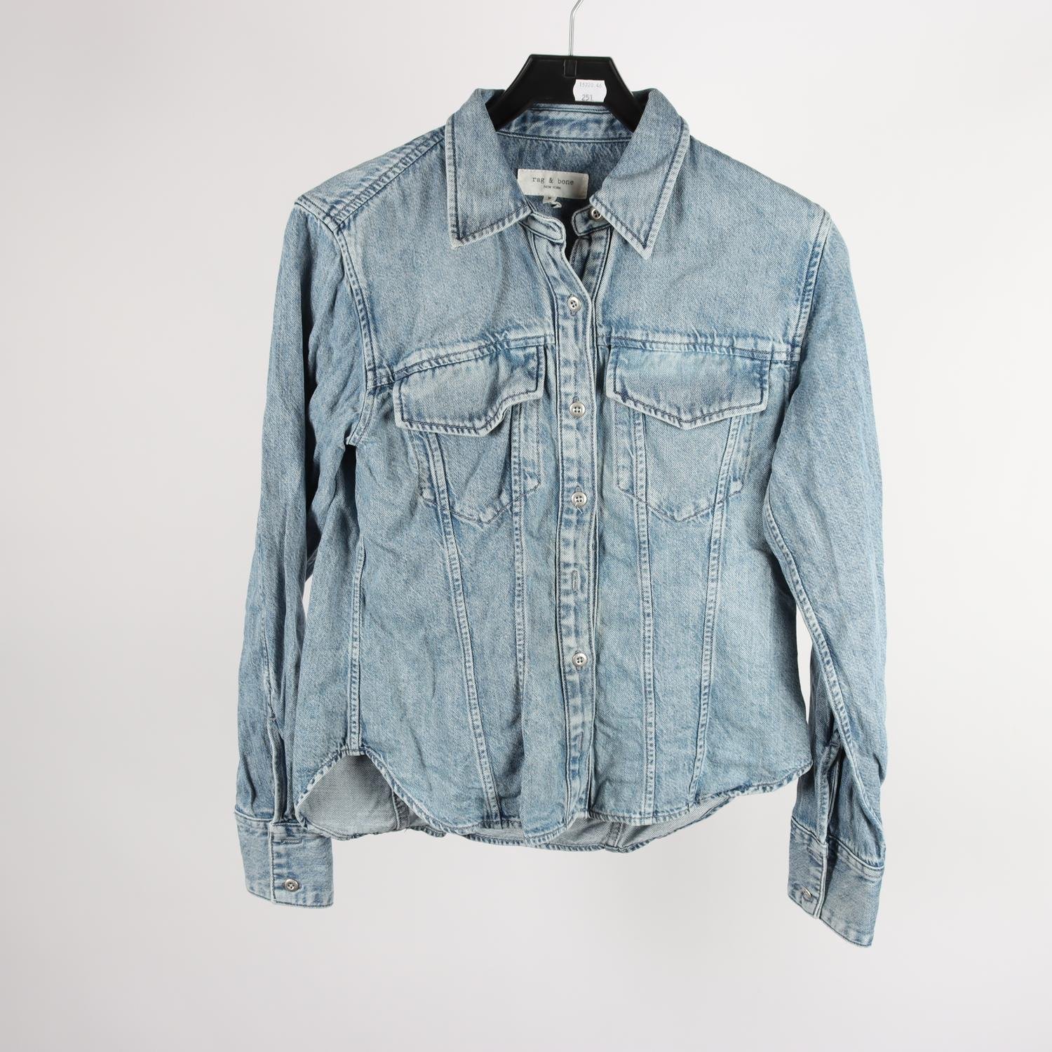 Jeansskjorta, Rag & Bone, blå, stl. M