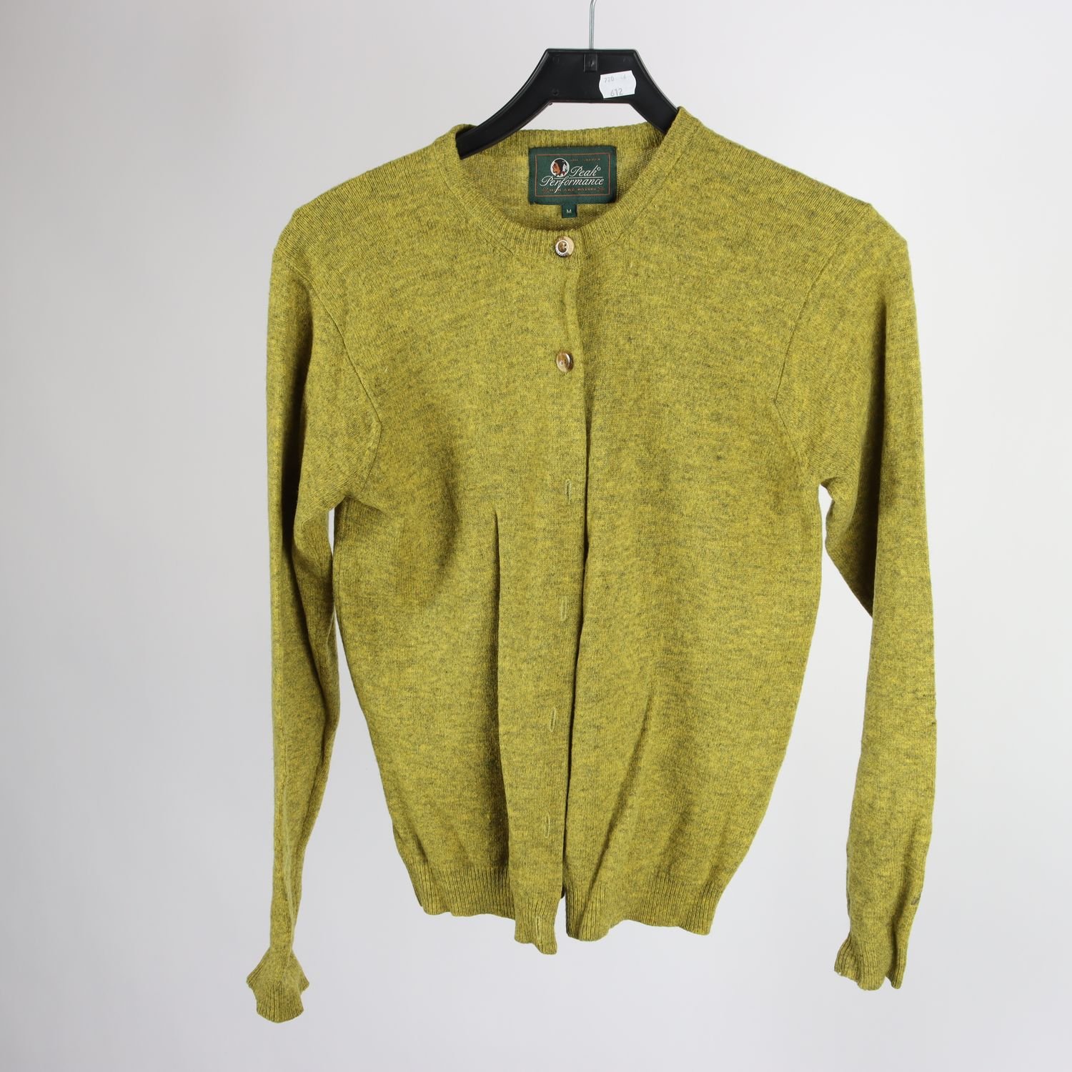 Kofta, Peak Performance, grön, ull, stl. M