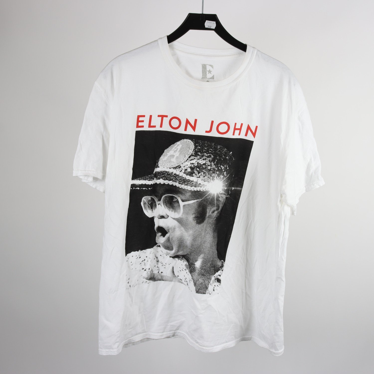 T-shirt, Elton John, vit, stl. XL
