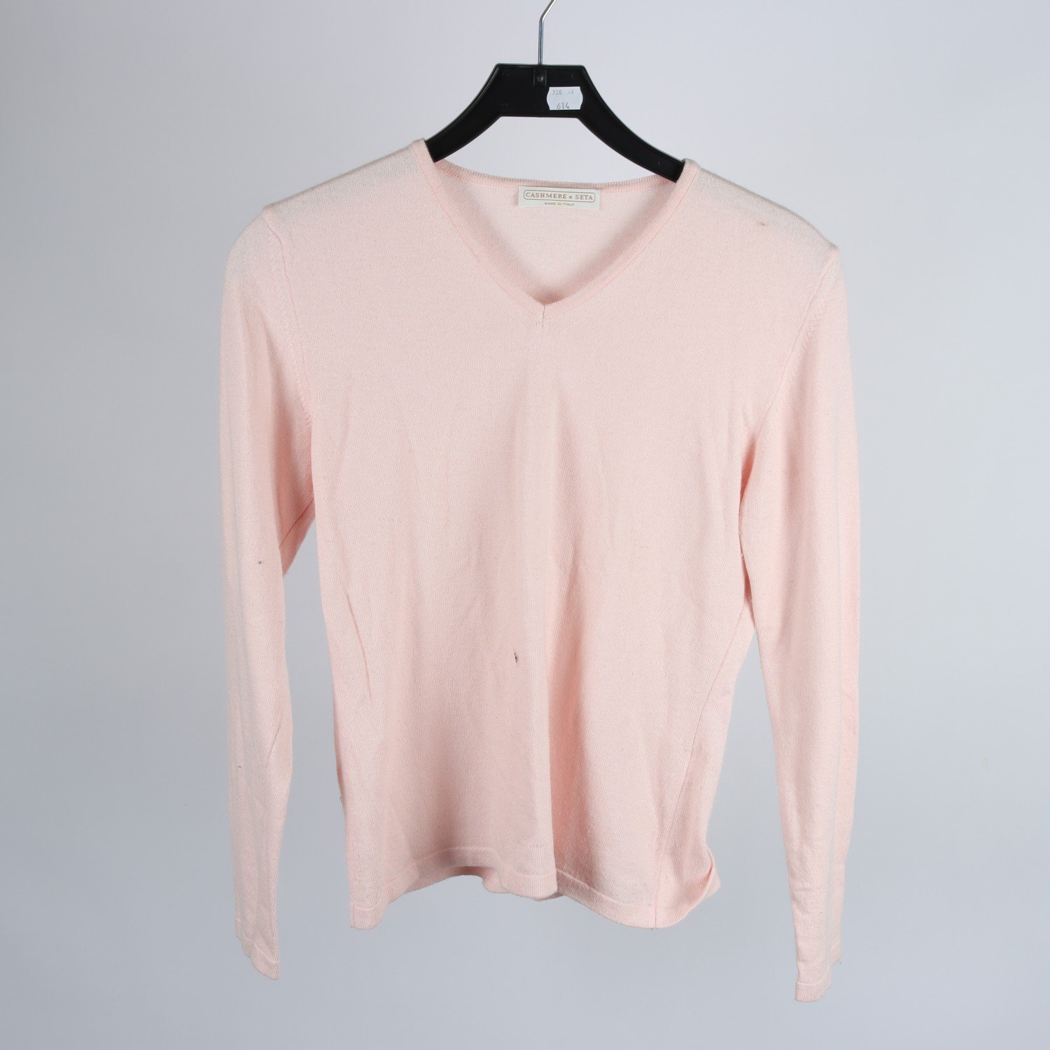 Tröja, Cashmere e Seta, rosa, ull, cashmere, silke, angora, stl. ca. S