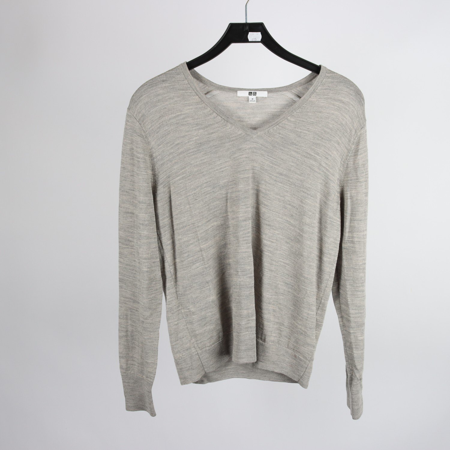 Tröja, Uniqlo, grå, ull, stl. M