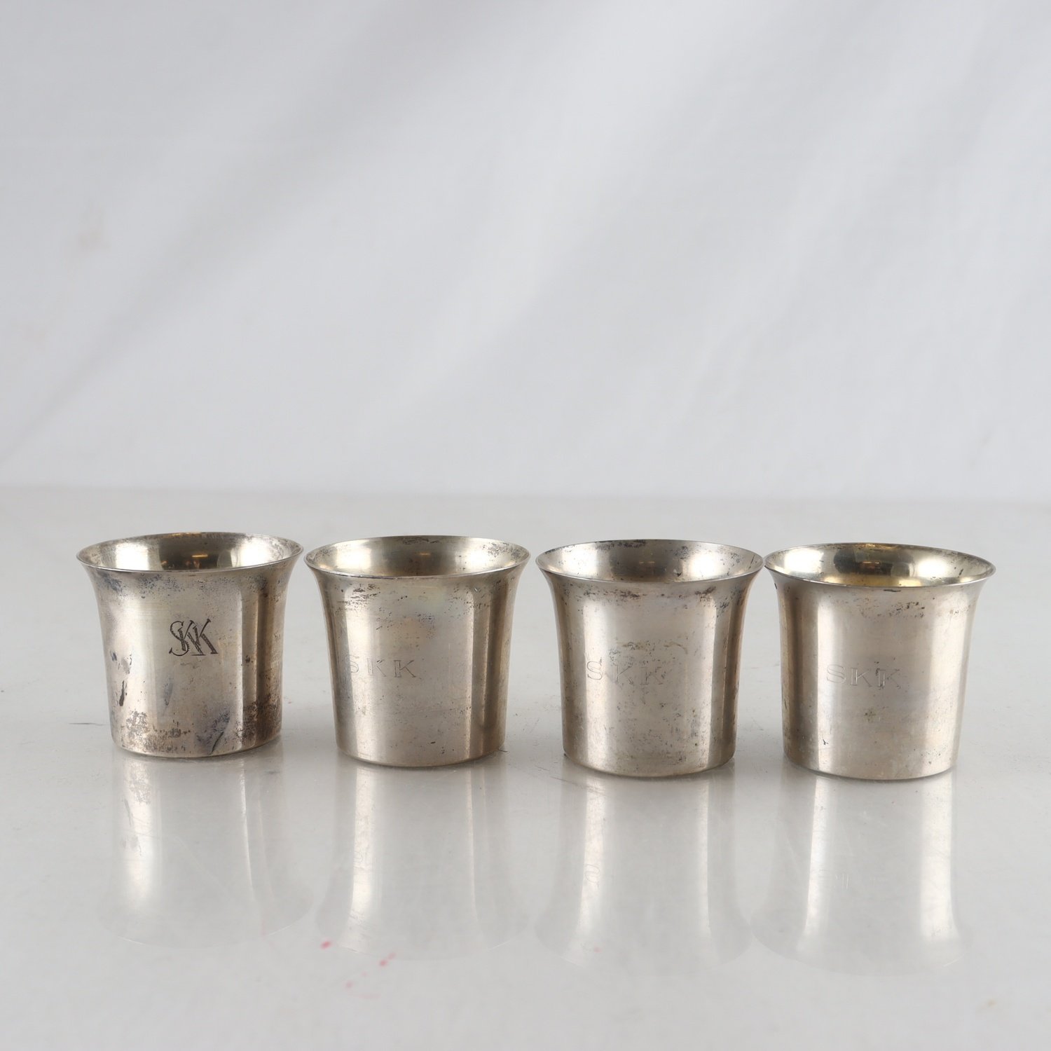 Pokaler, silver, GFm, Stockhom, KTS, GTML, Göteborg, 4 st.