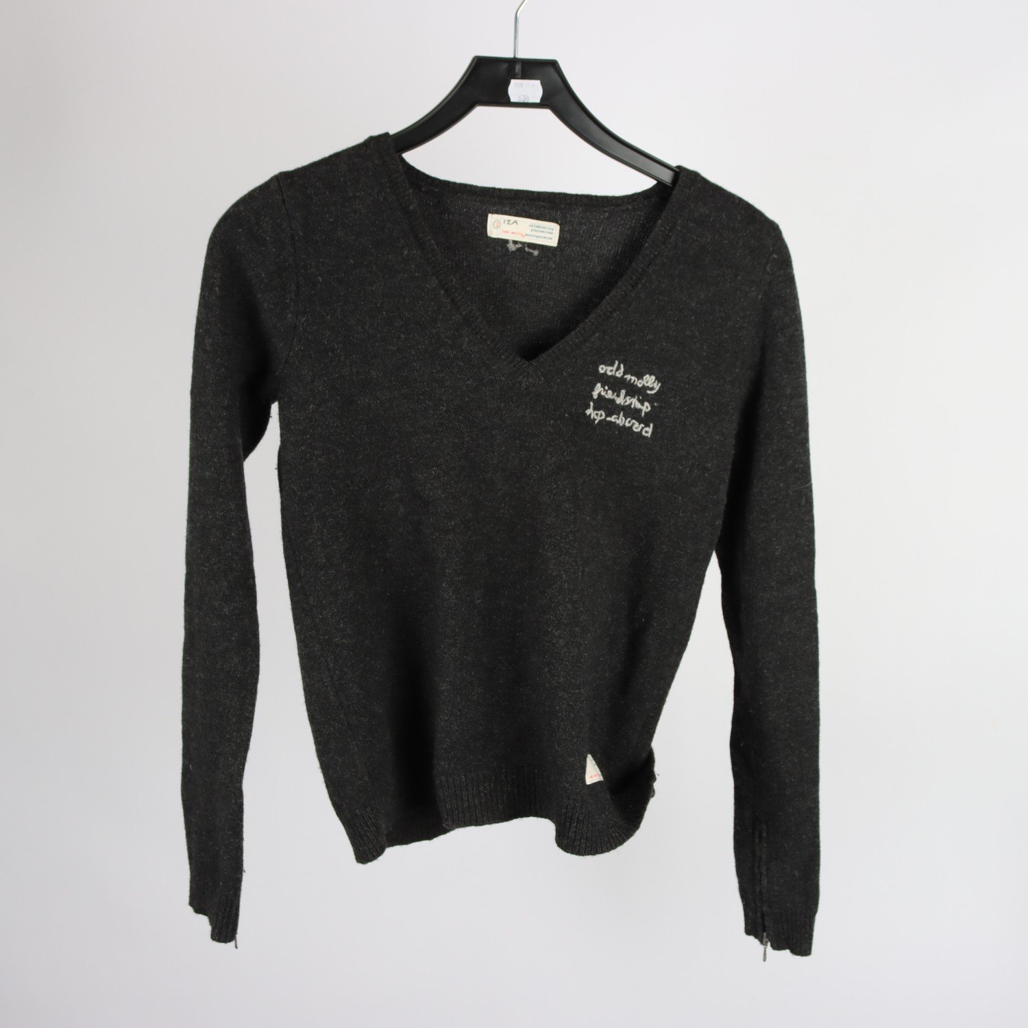 Tröja, Odd Molly, grå, lammull, stl. S