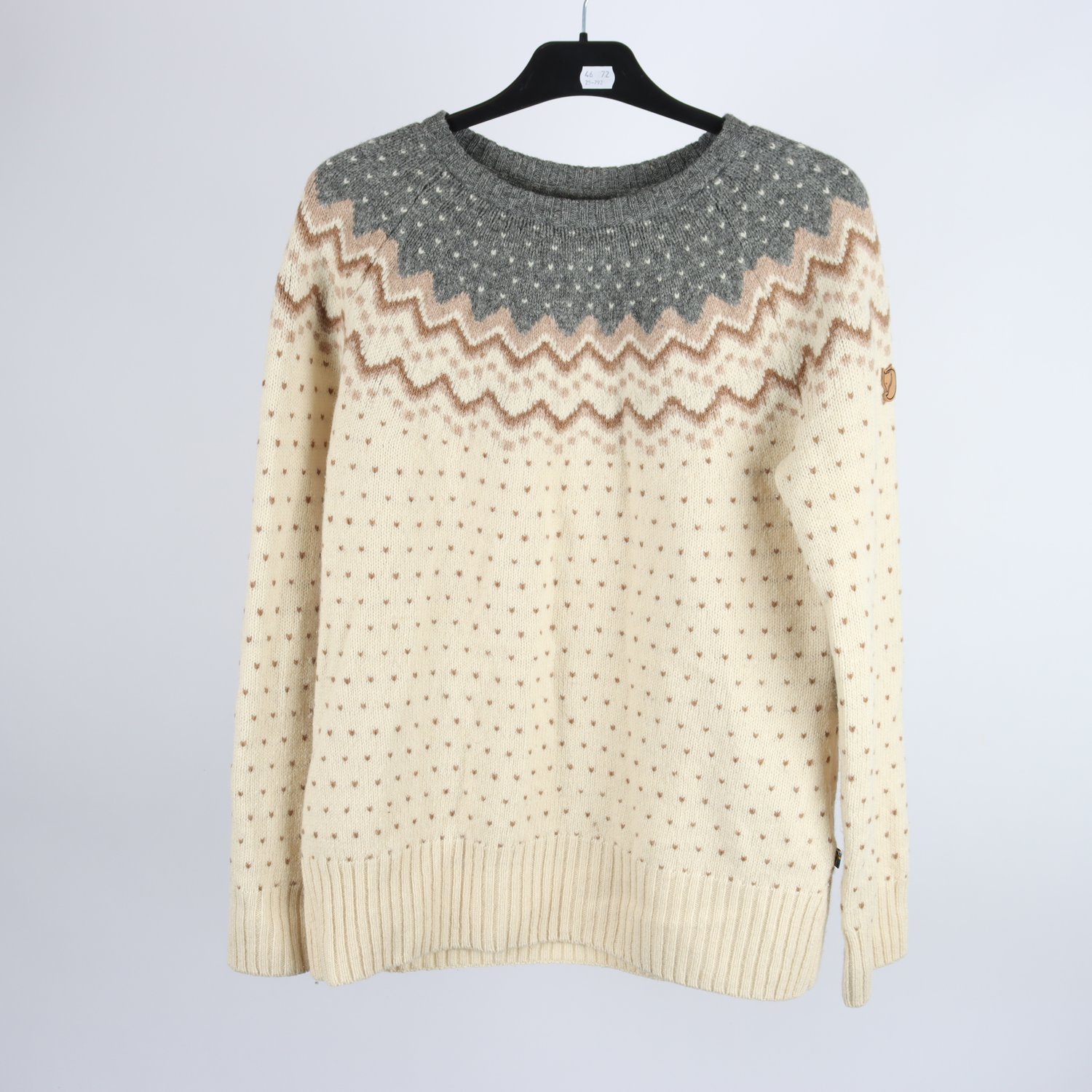 Stickad tröja, Fjällräven, stl. M