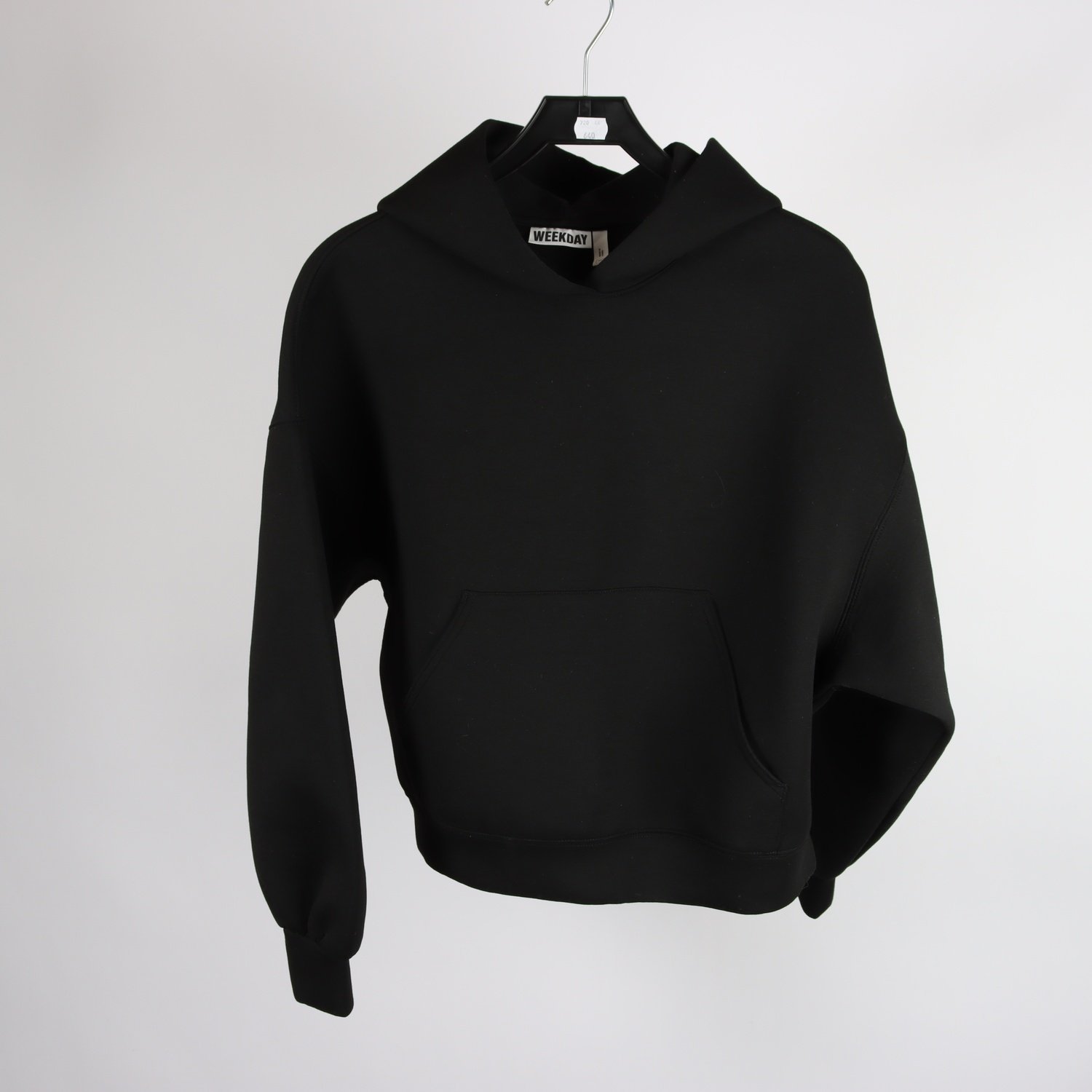 Hoodie, Weekday, svart, stl. XS