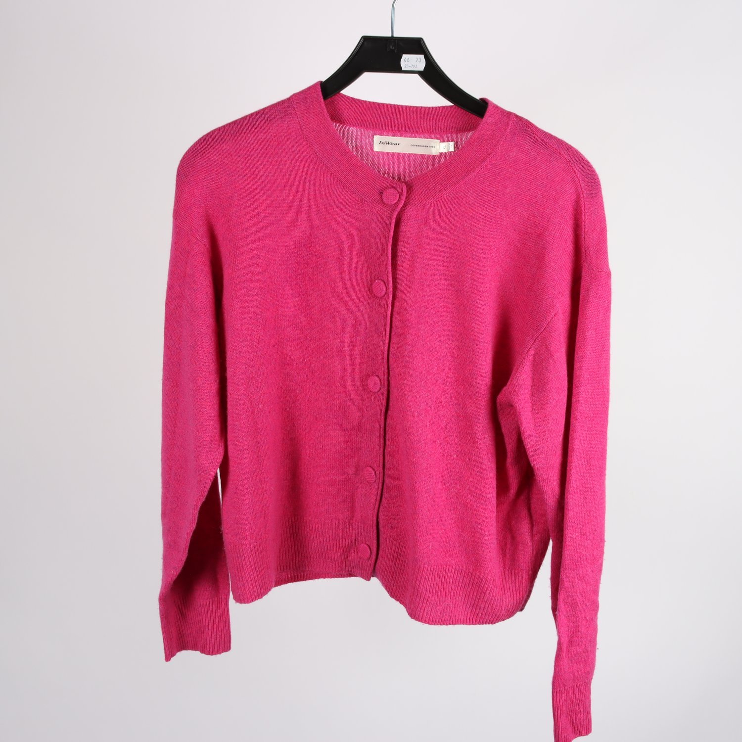 Stickad kofta, In Wear, ull & kashmir, stl. XL