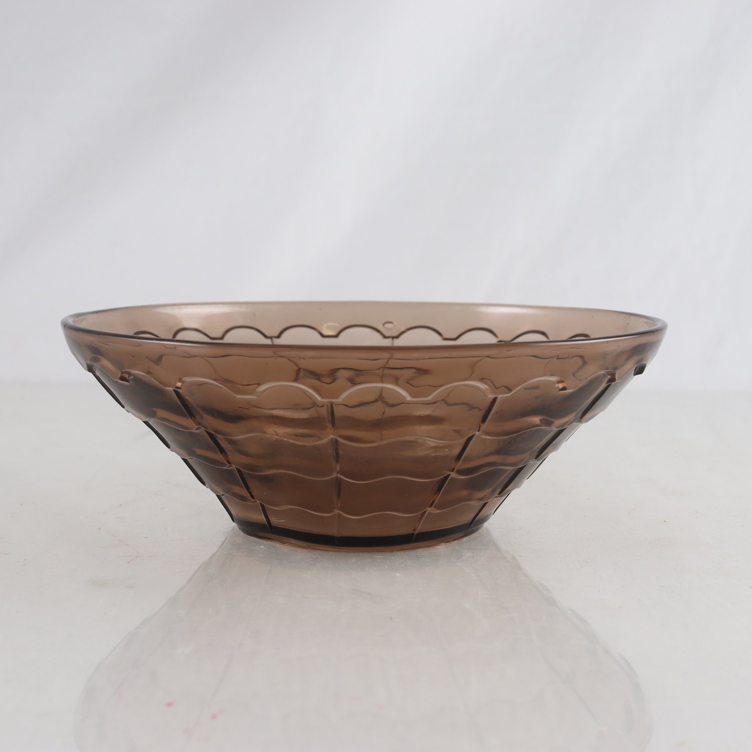 Skål, pressglas, Simon Gate, Orrefors/Sandvik