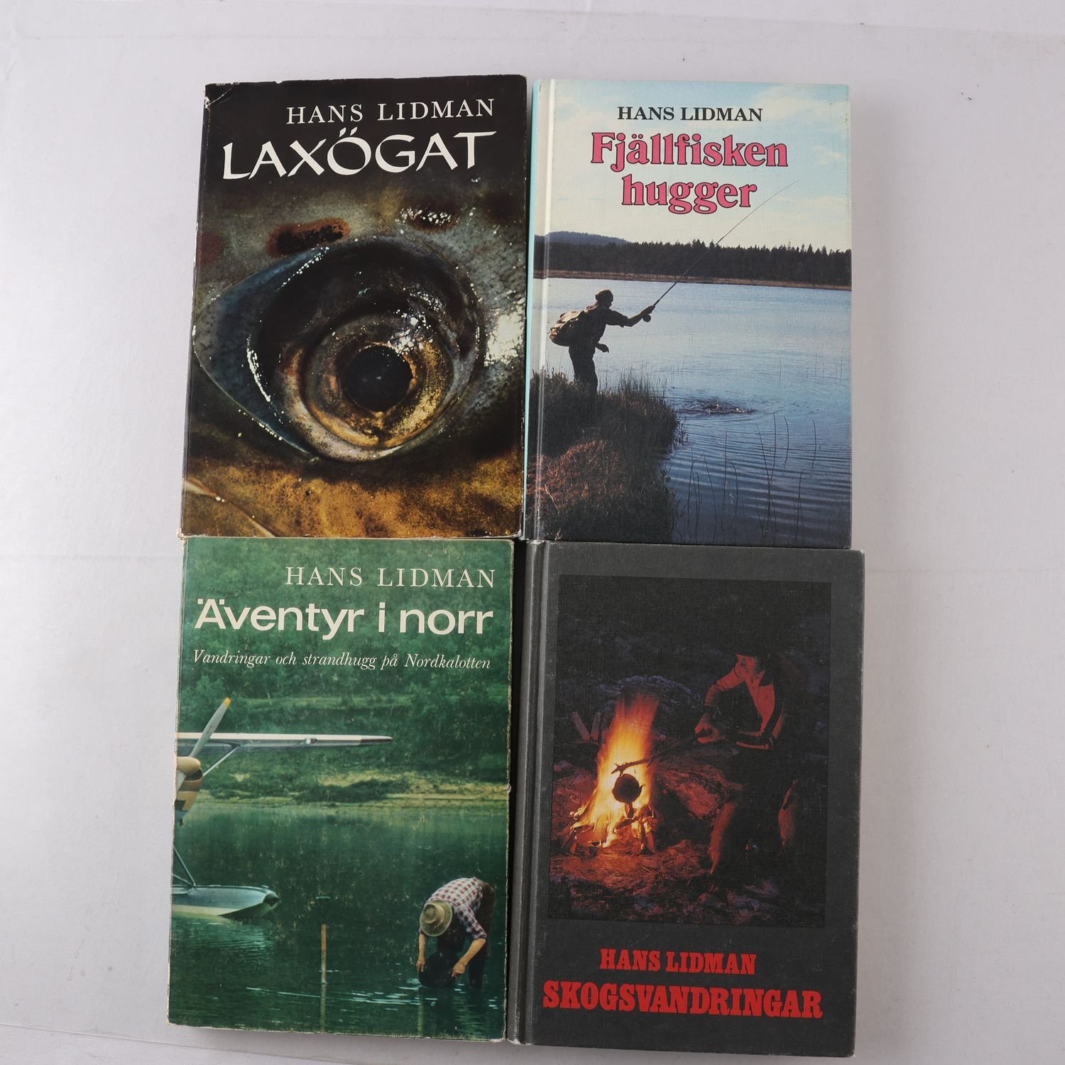 Hans Lidman, bokpaket med 4 volymer