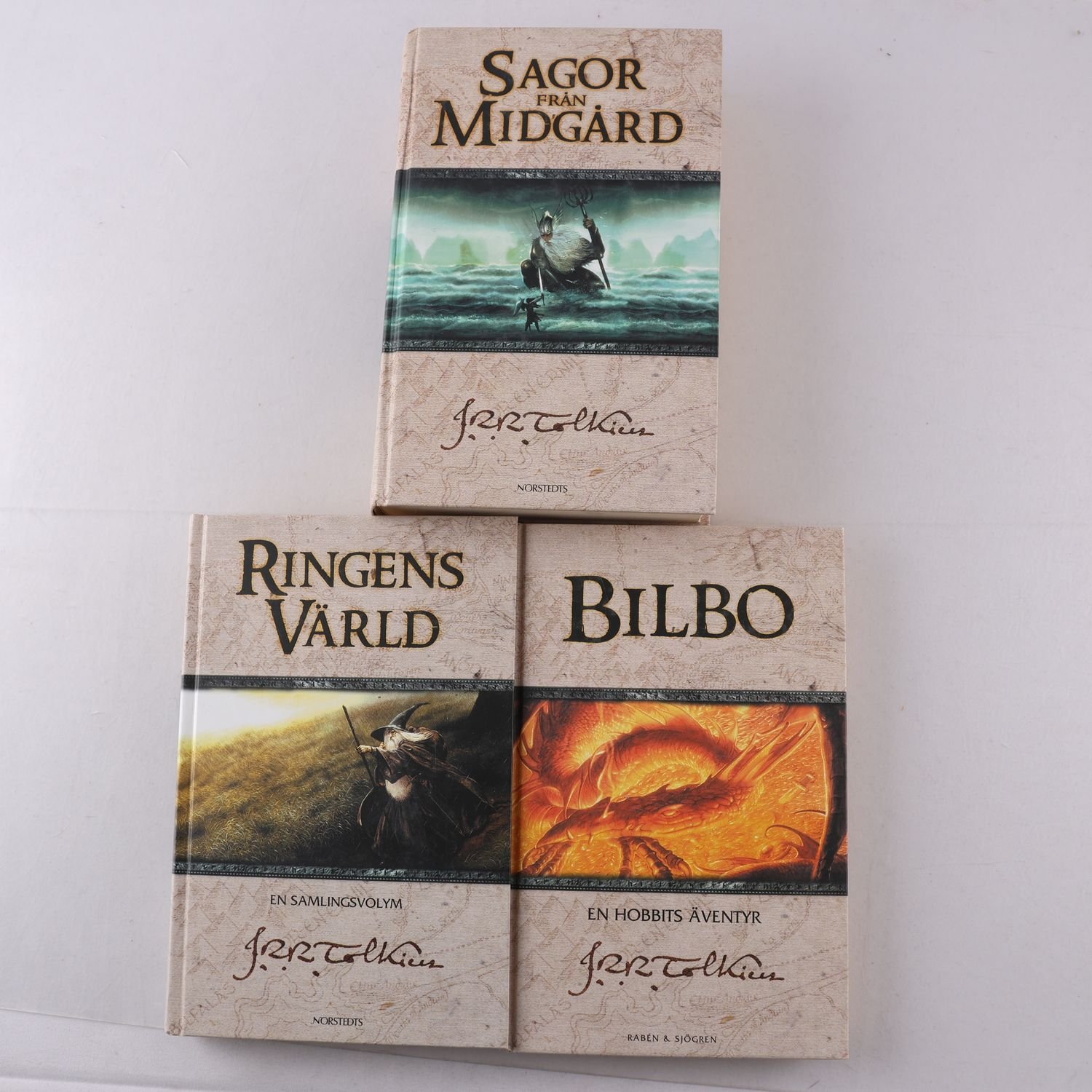 J.R.R. Tolkien, Sagor från Midgård + Ringens värld + Silmarillion