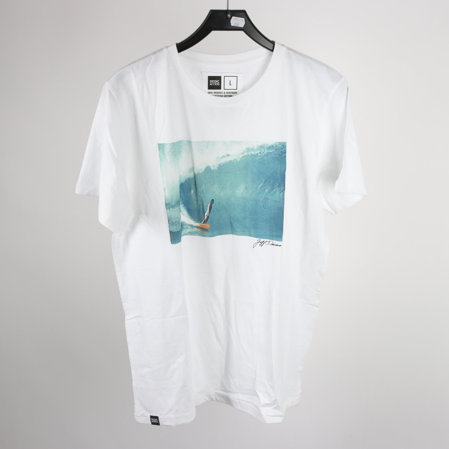 T-shirt, Dedicated, vit, stl. L