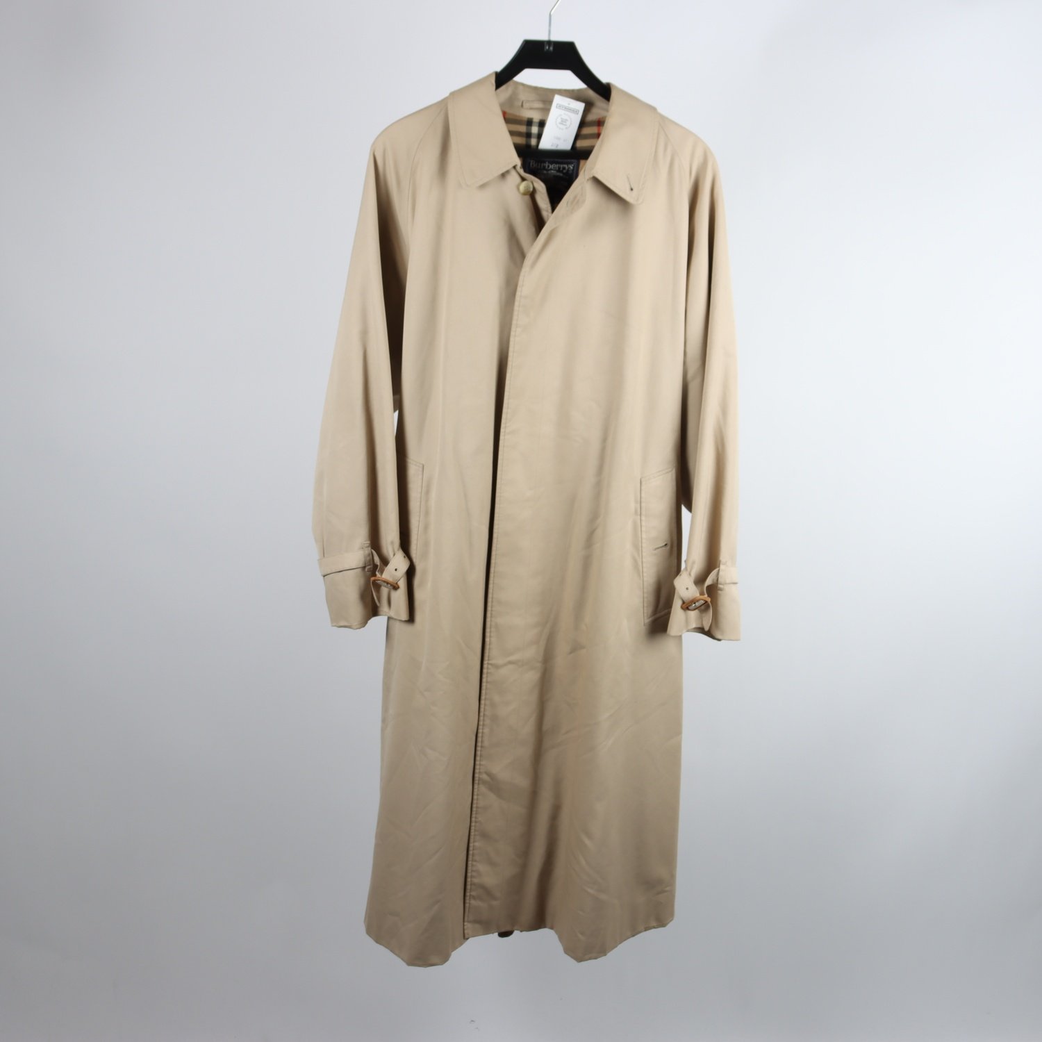 Trenchcoat, Burberry`s, beige, stl. 50 lång