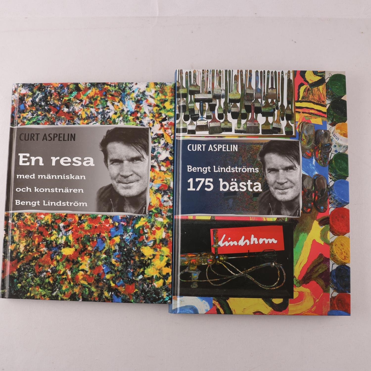 Curt Aspelin, Två böcker om Bengt Lindström (med dedikation)
