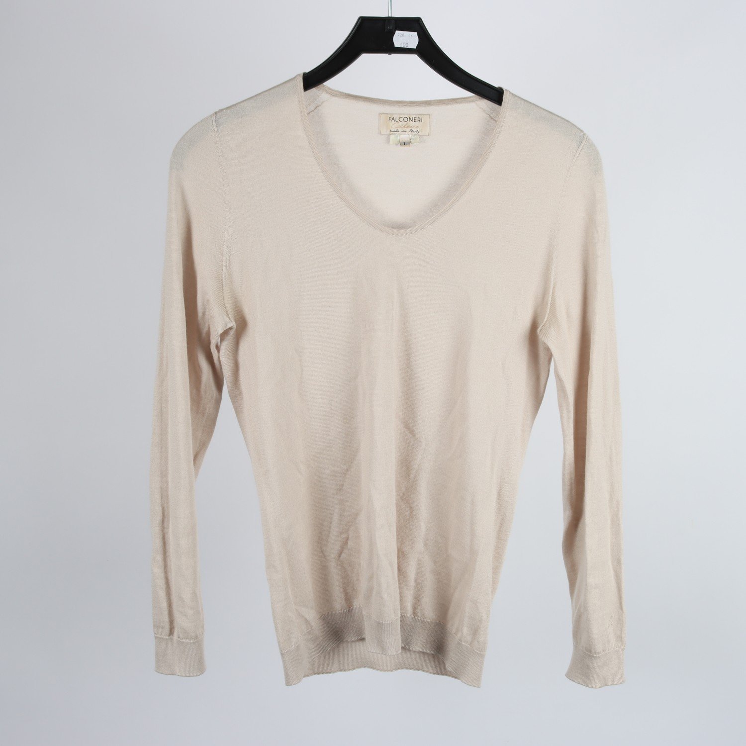 Tröja, Falconeri, beige, cashmere, stl. L
