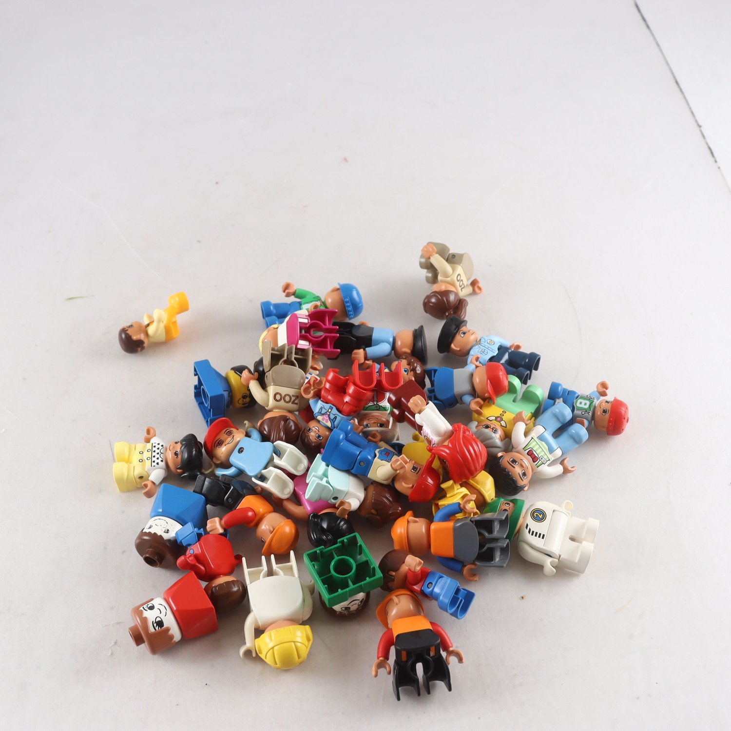 Lego, Duplo figurer, blandat.