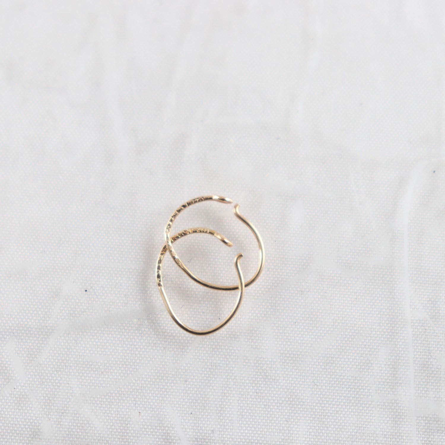 Örhängen, Guld 18k, Vikt: 0,4 g