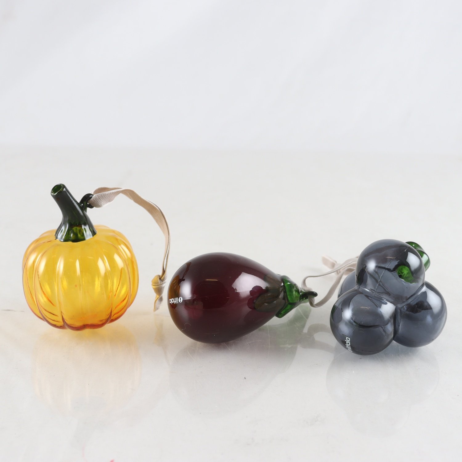 Hängen, glas, Iittala, 3 st