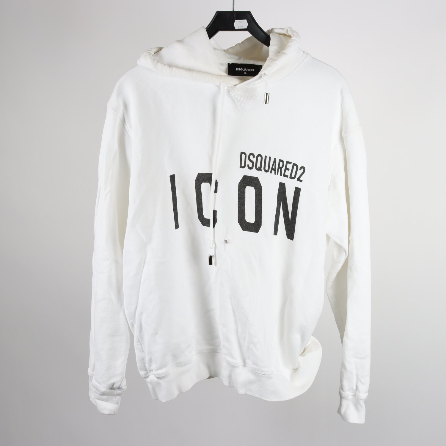 Hoodie, Dsquared2 ICON, vit, stl.XL