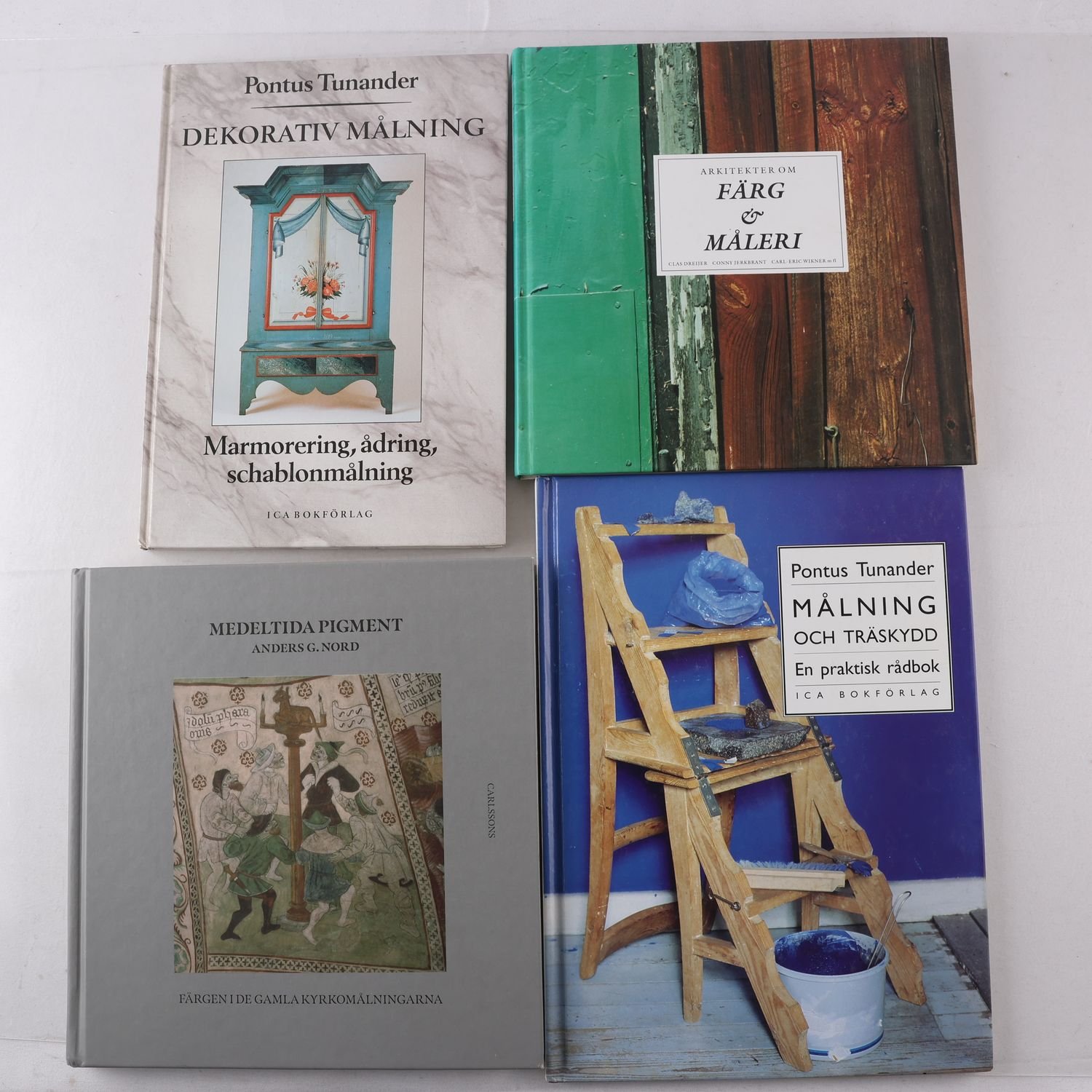 Målning och färglära, bokpaket med 4 volymer