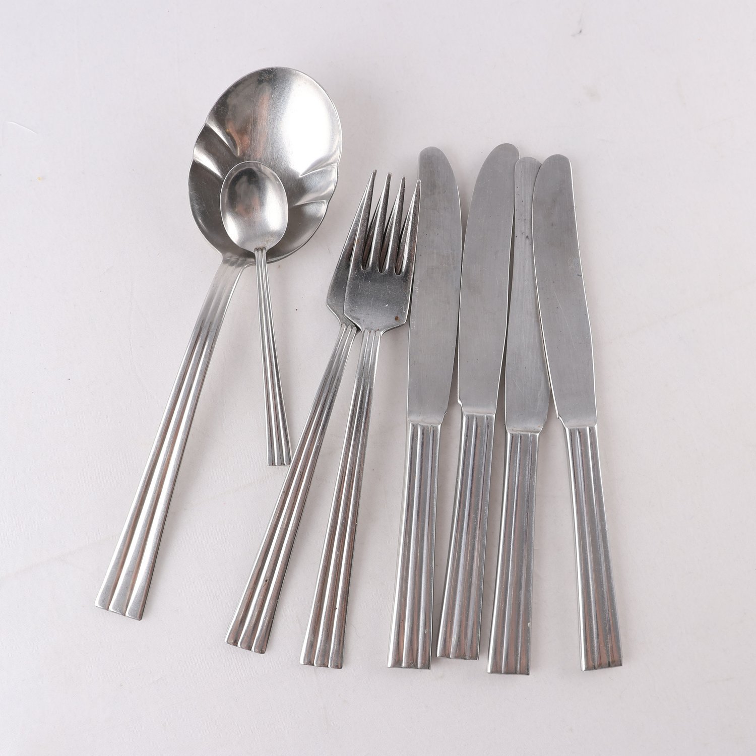 Bestick, Gense, Thebe, Folke Arström. 8 delar