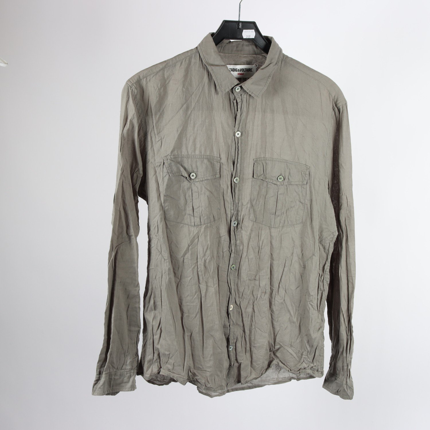 Skjorta, Zadig & Voltaire, khaki, stl.