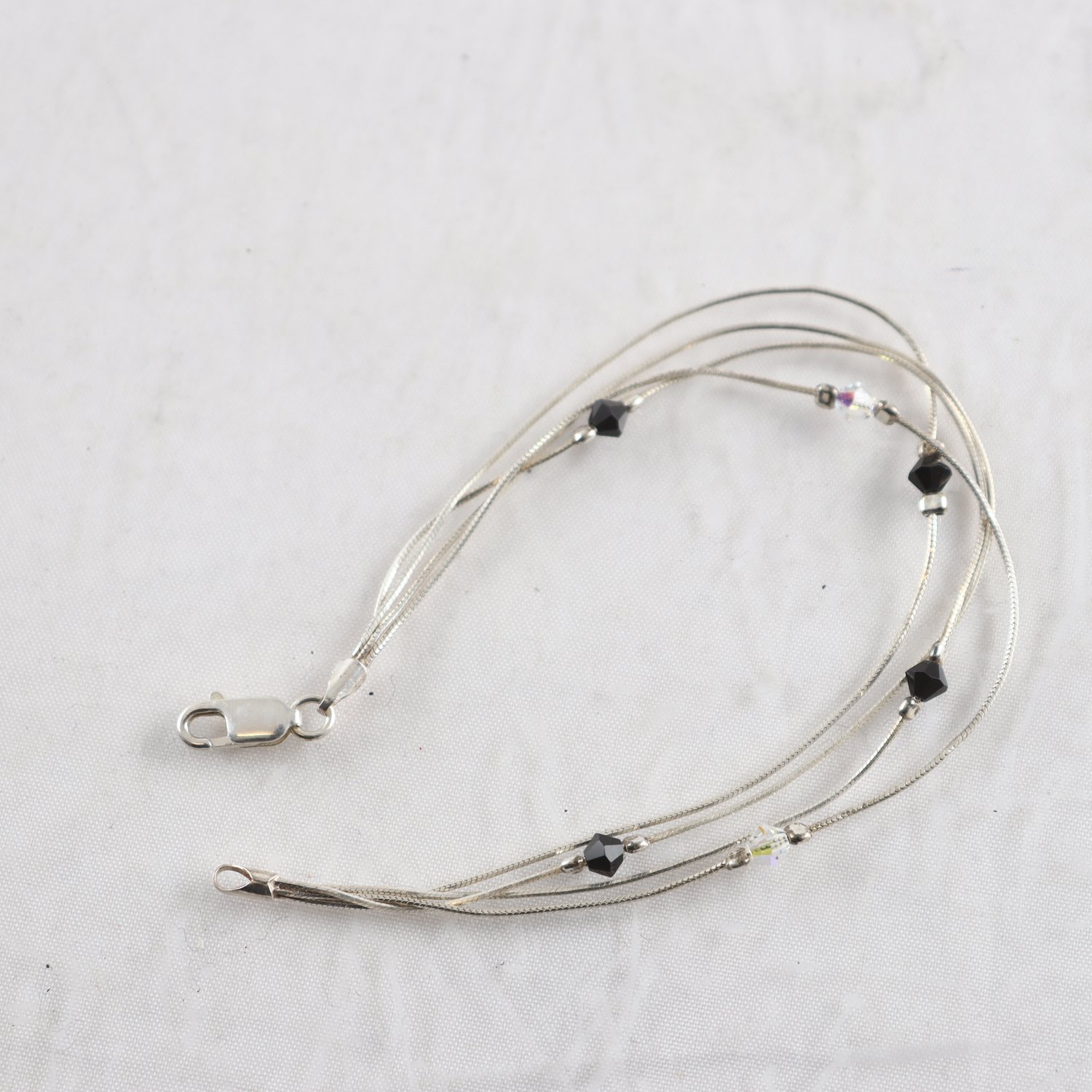 Armband, Silver, Plast, Brv: 3,9 g