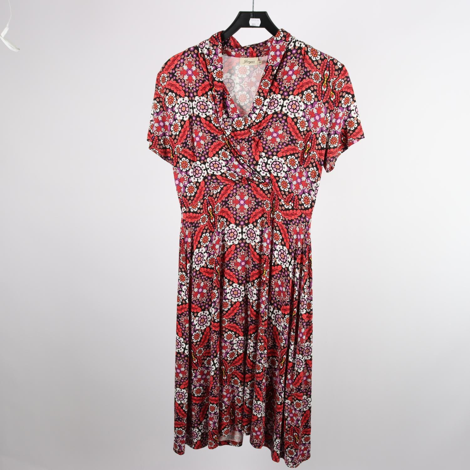 Klänning, Jumperfabriken, mönstrad, stl. 36