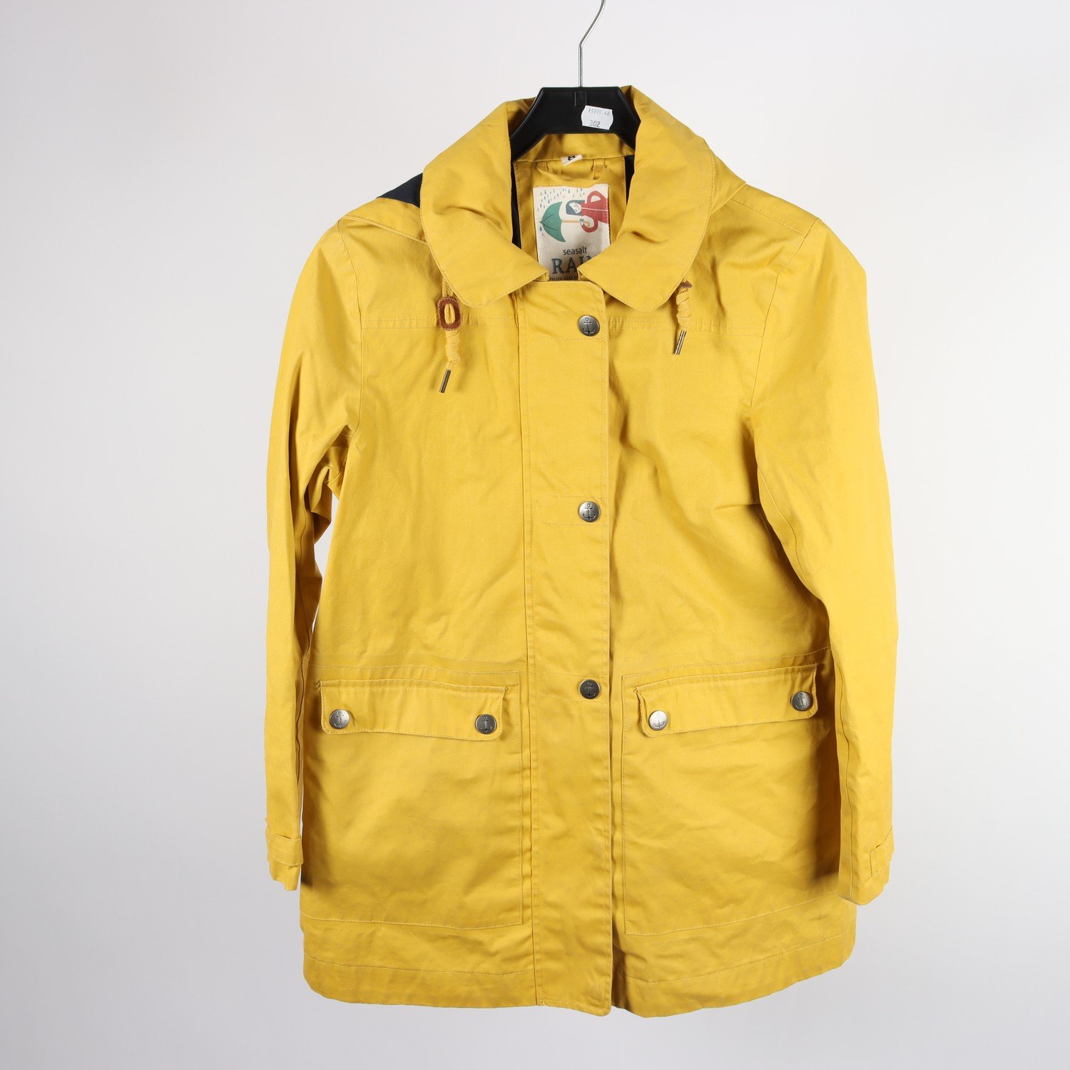 Jacka Seasalt Rain, gul, stl. 36