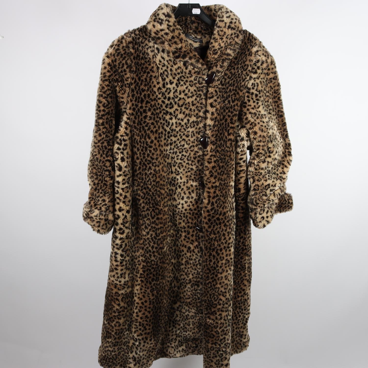 Kappa. Utex Classic, mönstrad, fuskpäls, stl. 14 (L/XL)