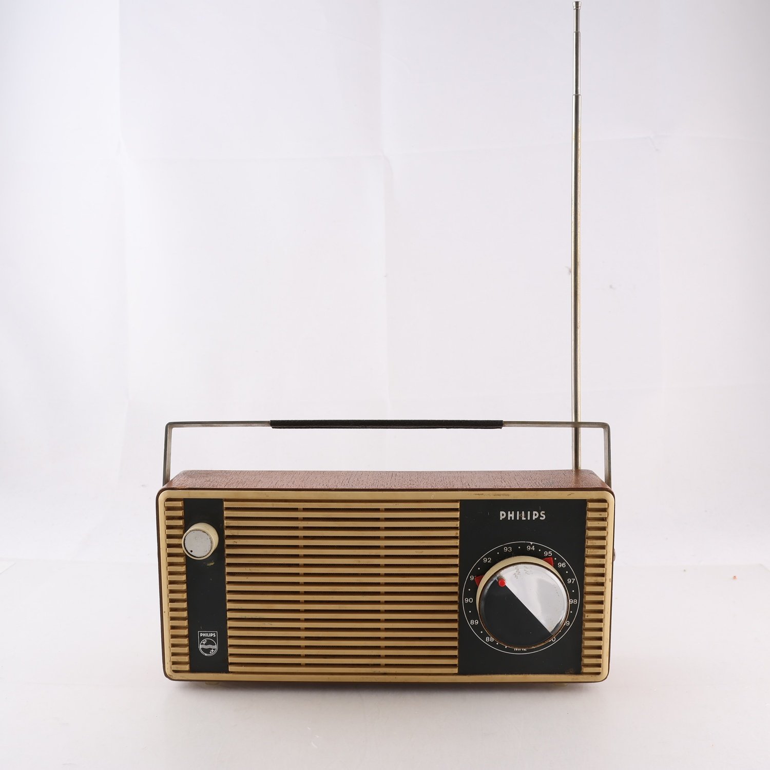 Radio, Phillips, T12A, teak och plast.