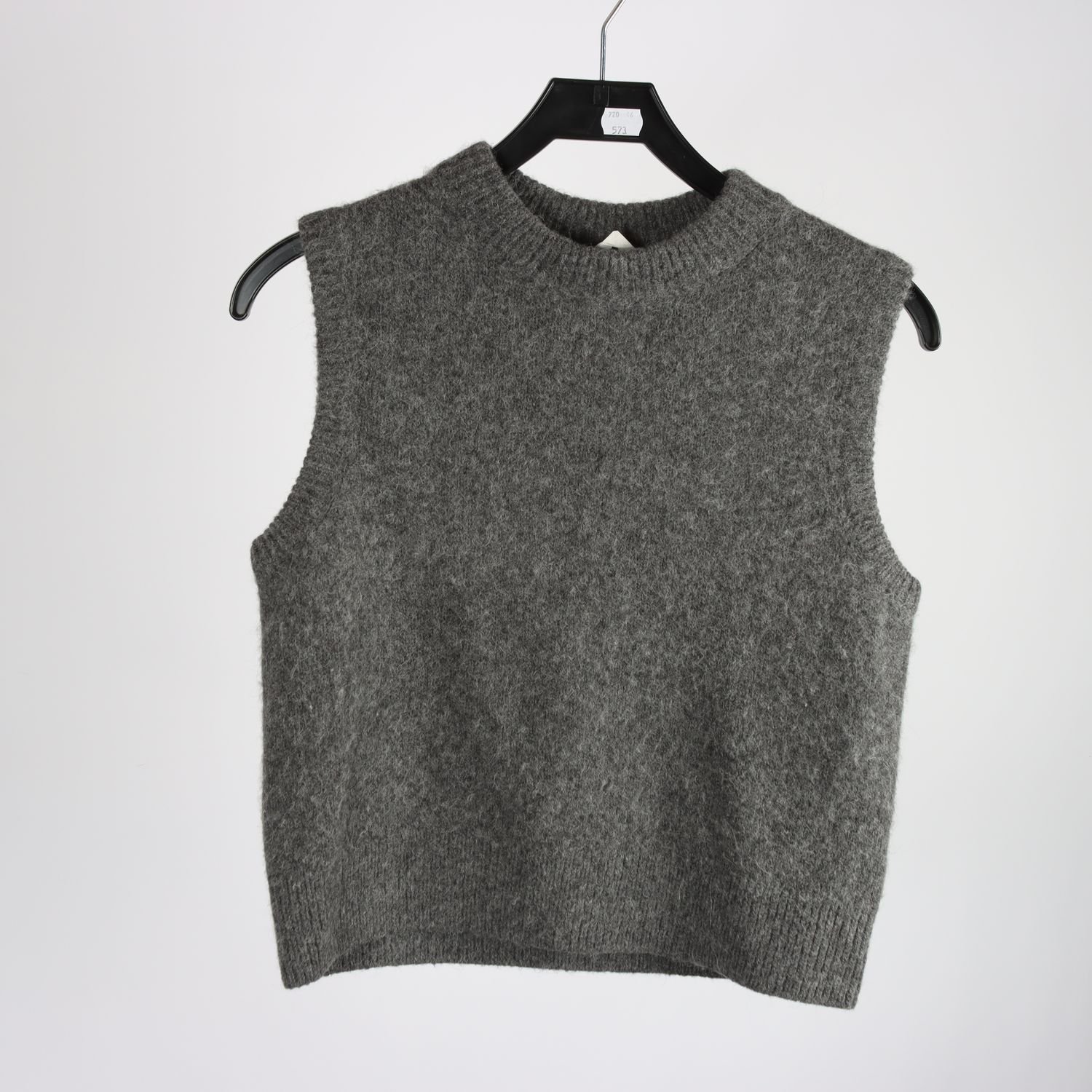 Väst, Arket, grå, alpaca, stl. S