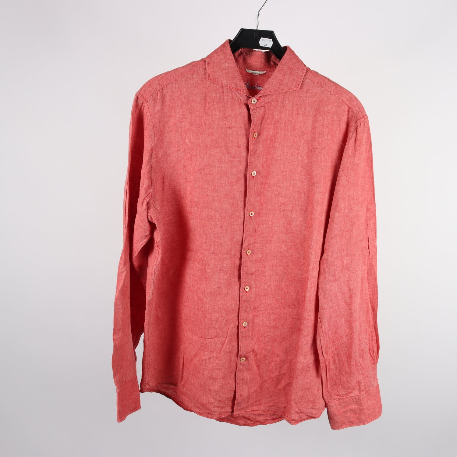 Linneskjorta, Stenströms, röd, stl. L