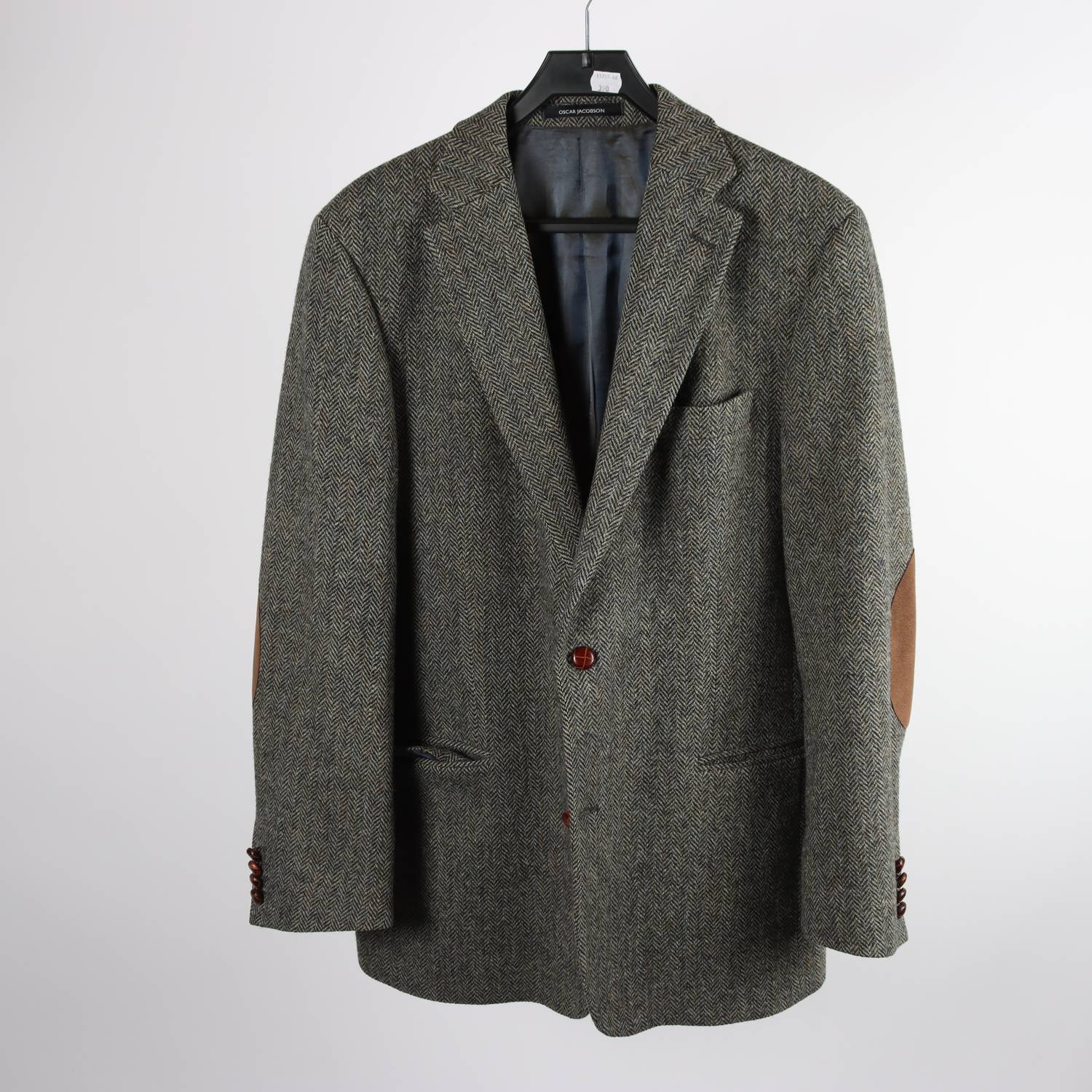 Kavaj, Oscar Jacobson, Harris Tweed, mönstrad, stl. 52
