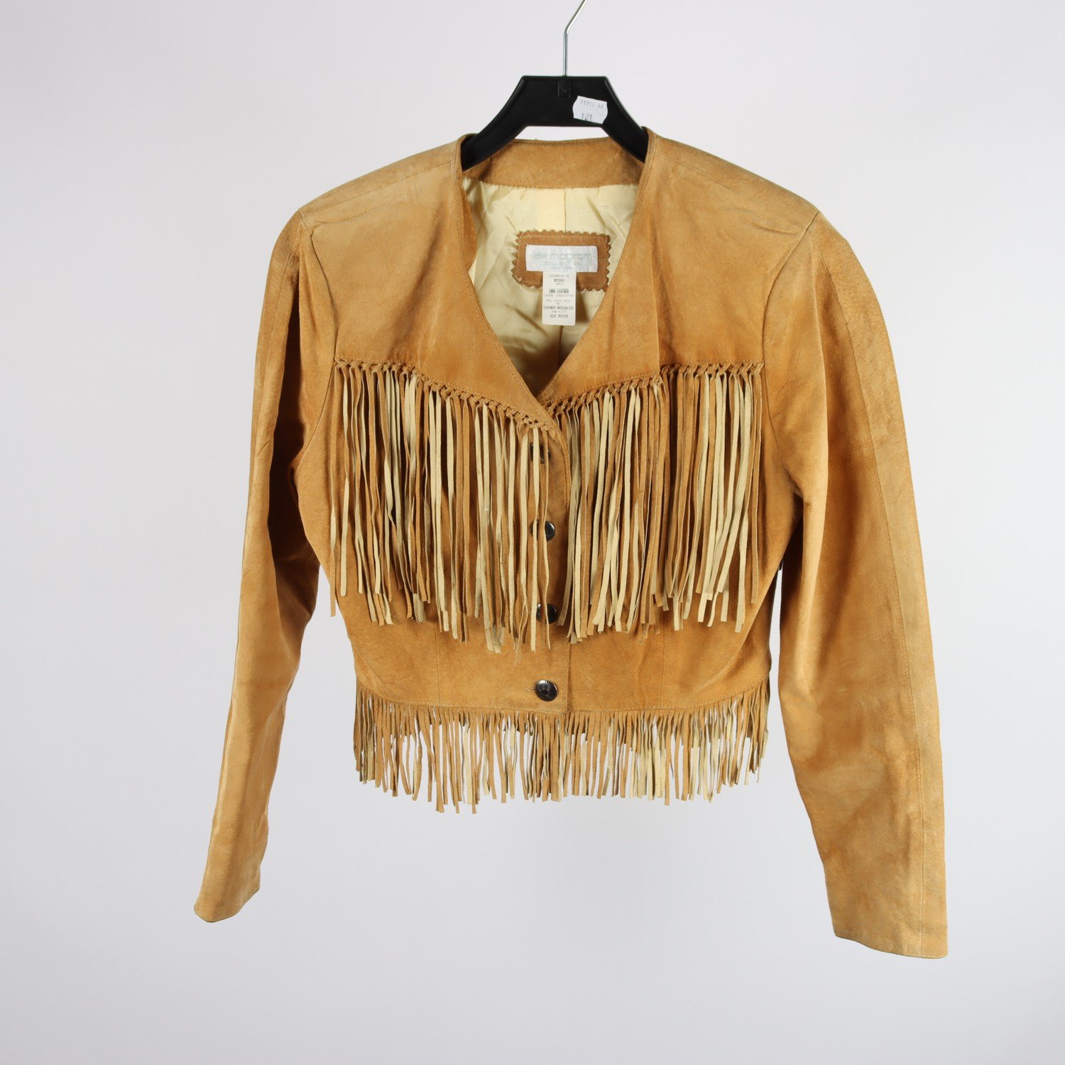 Mockajacka, Lew Magram. beige, fransar, stl ca. S