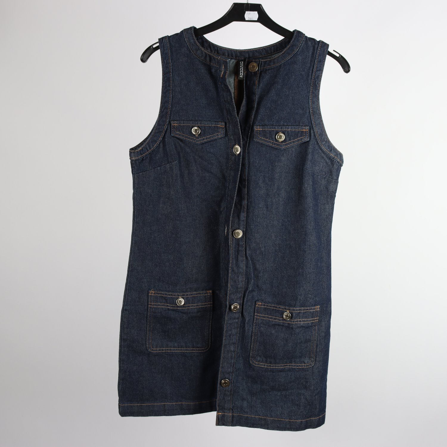 Jeansklänning, Divided, blå, stl. ca. XS