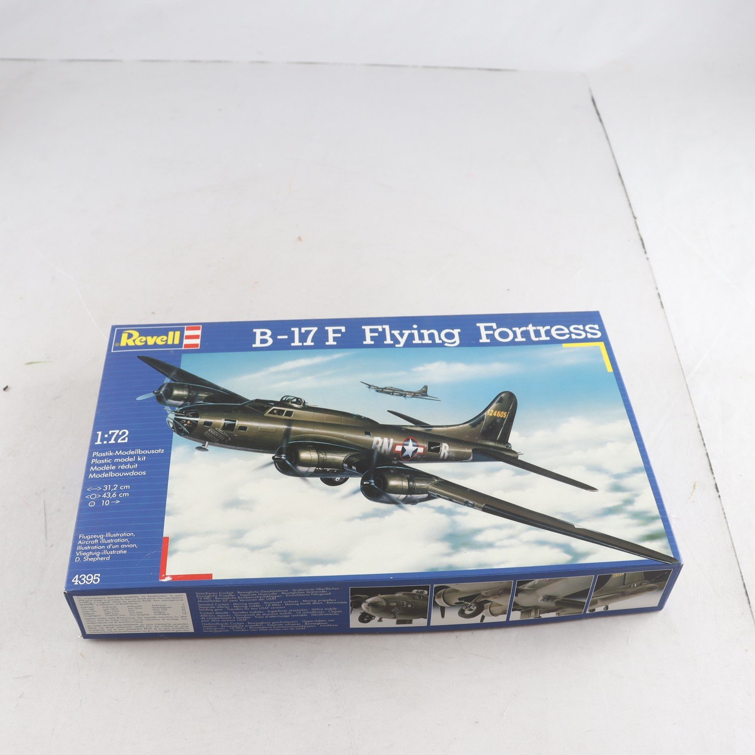 Byggsats, Flying fortress, B17F, revell.