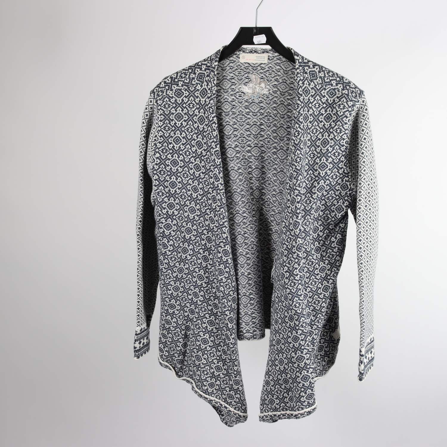 Kofta, Odd Molly, blå, vit, mönstrad, stl. 4 (L/XL)