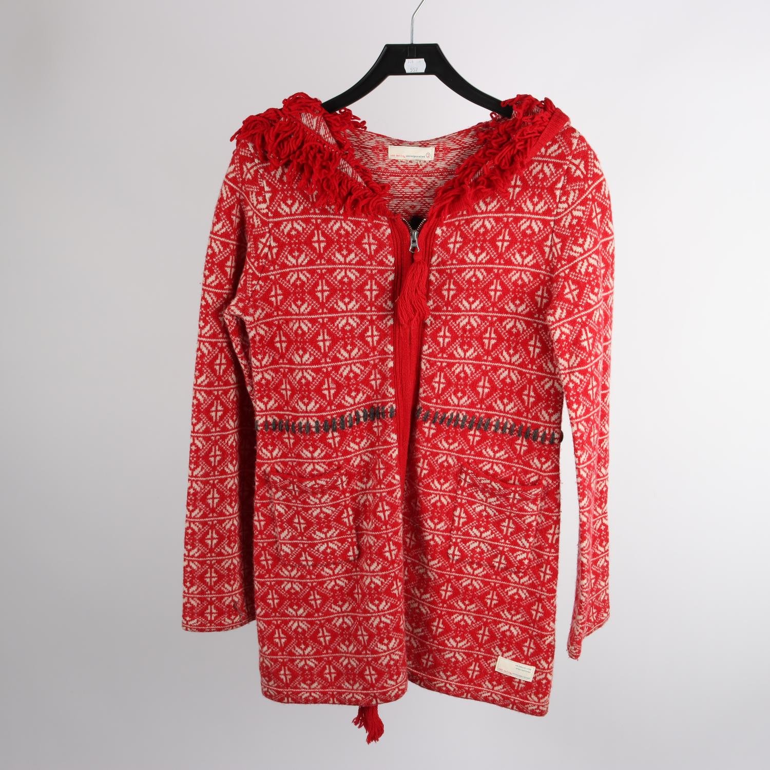 Kofta, Odd Molly, röd, lammull, stl. M