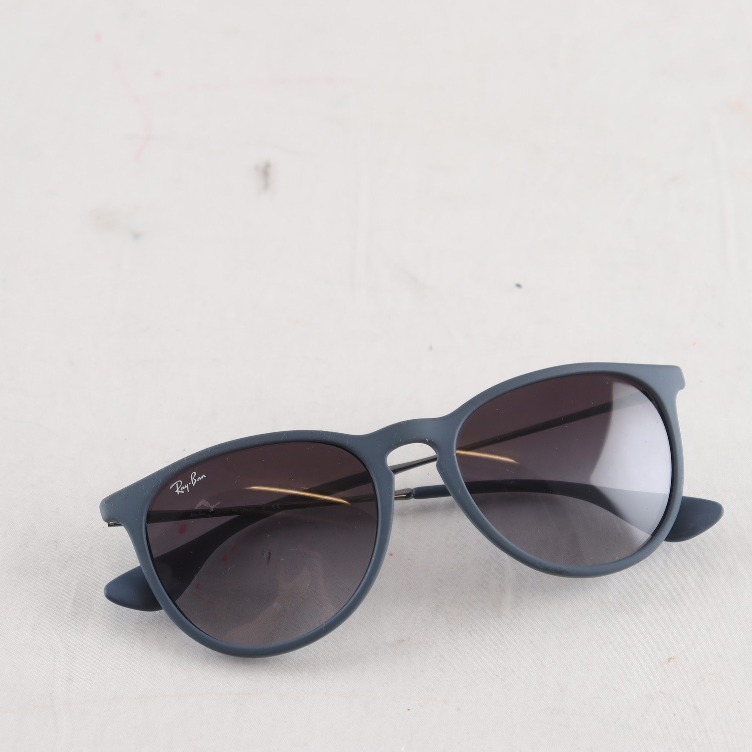 Solglasögon, nylon, metall, Ray Ban Erika, gråblå