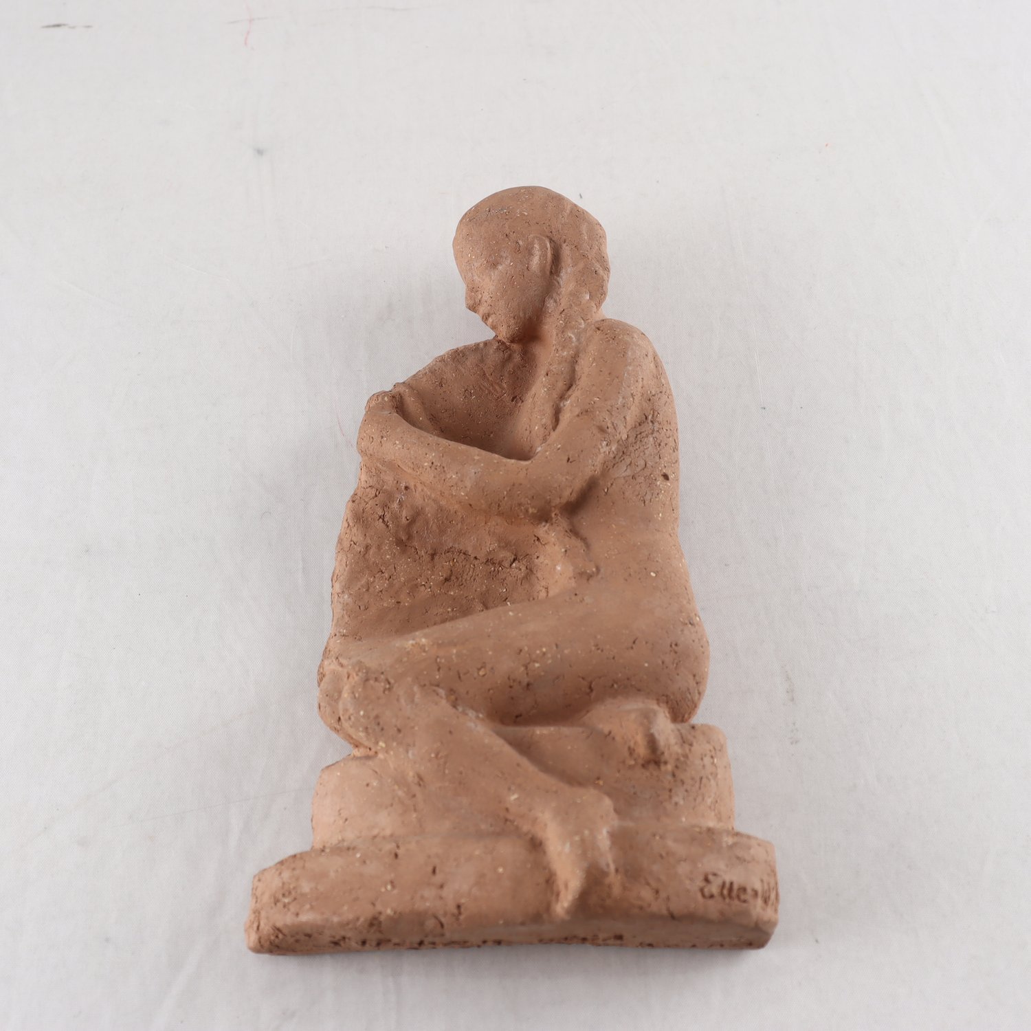 Väggrelief, keramik, ”Flickan med svavelstickorna”, Ellen Wiberg