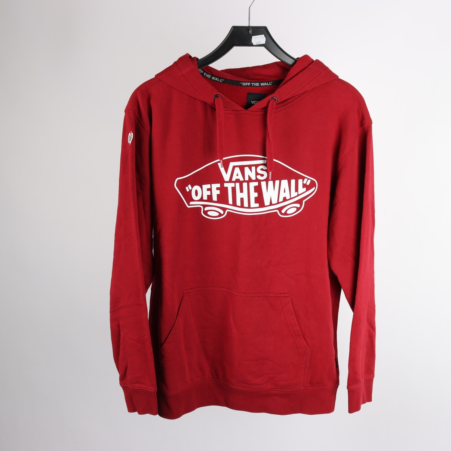 Hoodie, Vans, vinröd, stl. M