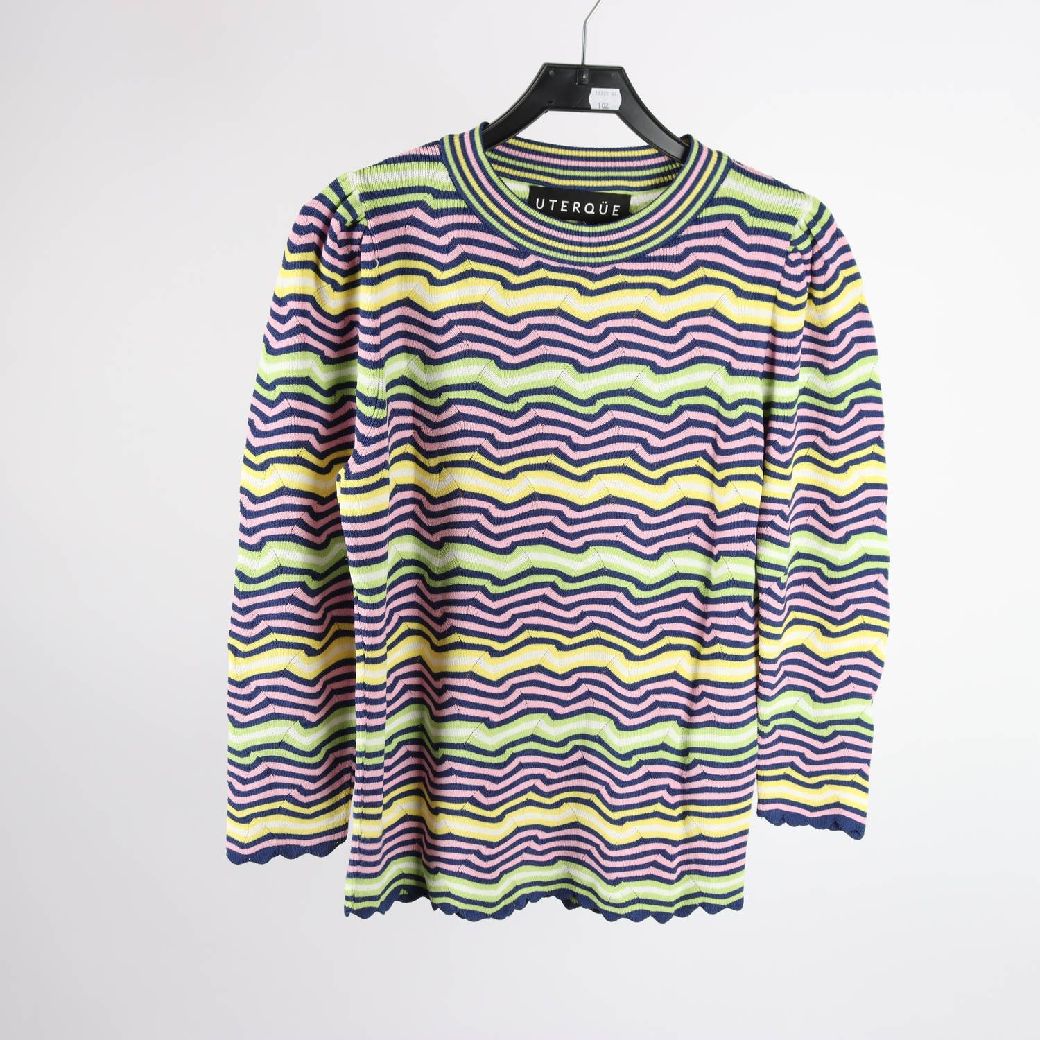 Tröja, Uterque, flerfärgad, mönstrad, stl. L