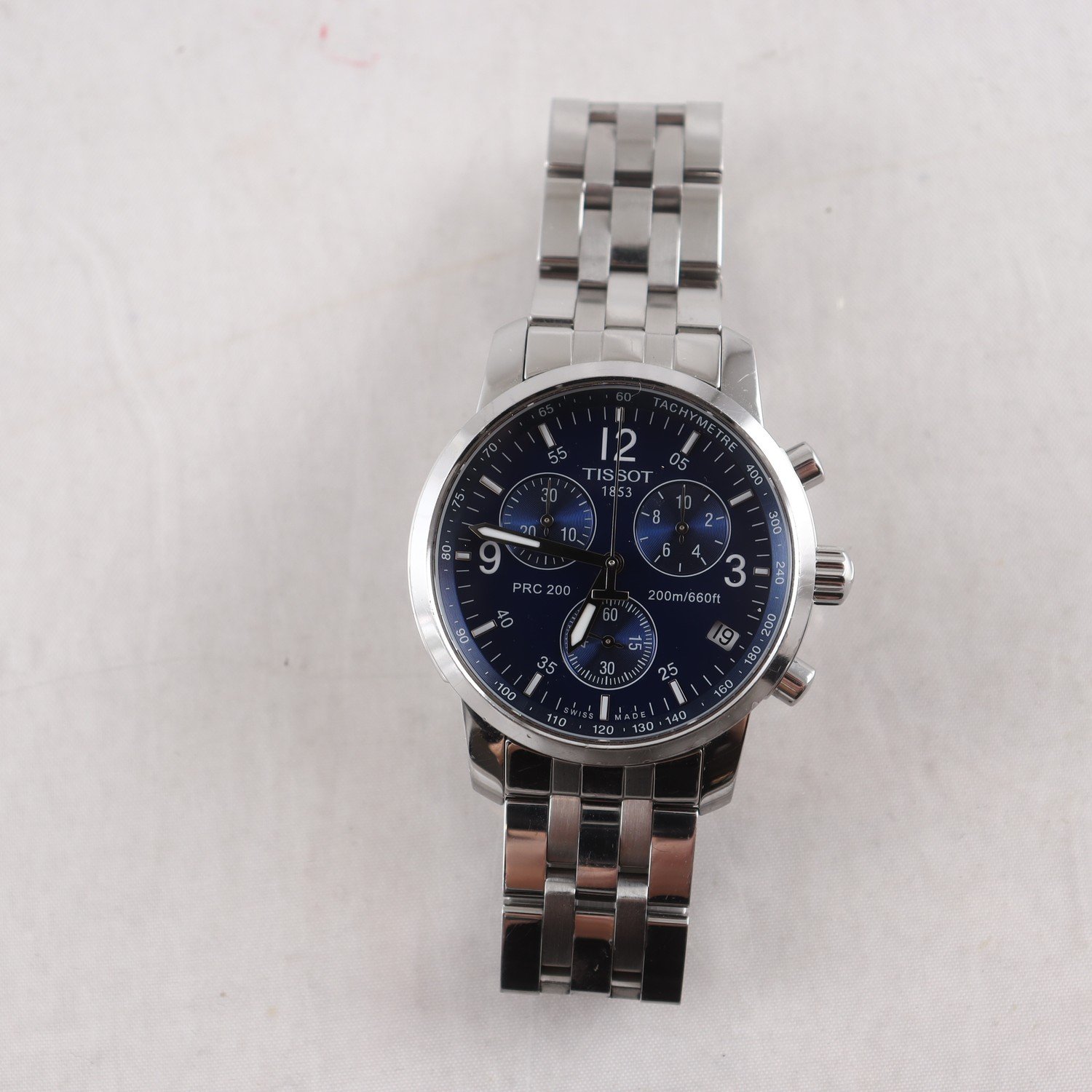 Armbandsur, stål, Tissot PRC 200, kronograf, quartz