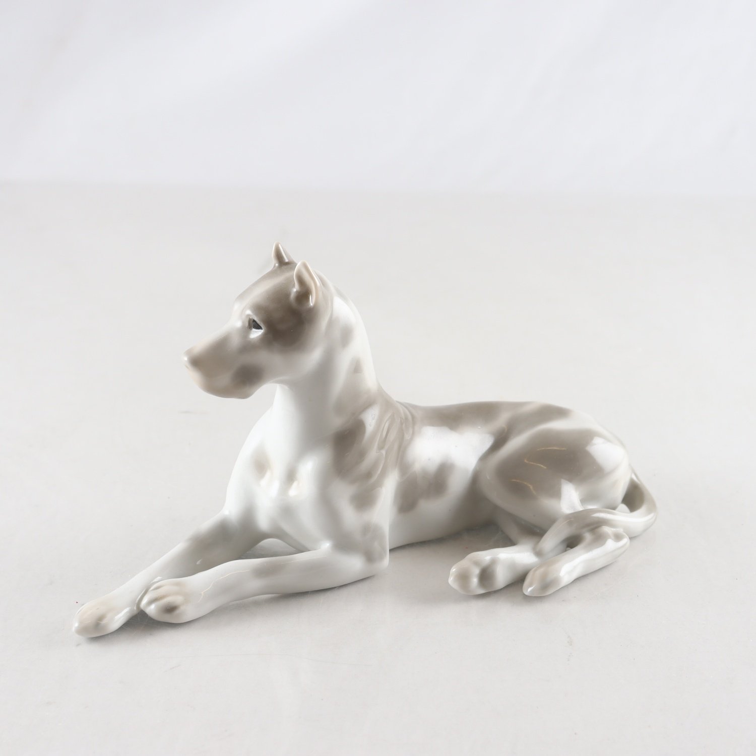 Figurin, porslin, hund, Lomonosov, Ussr