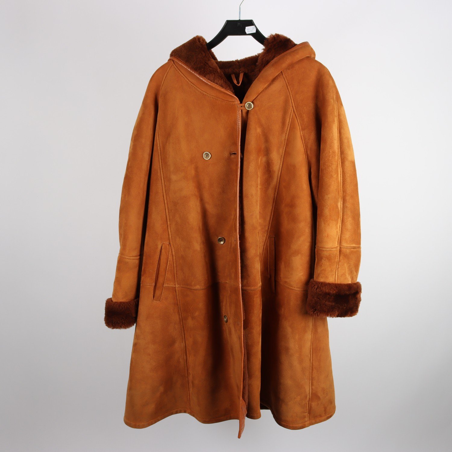 Mockakappa, Pege Skinn Lotta Thisell, vintage, 100% läder, stl. 40