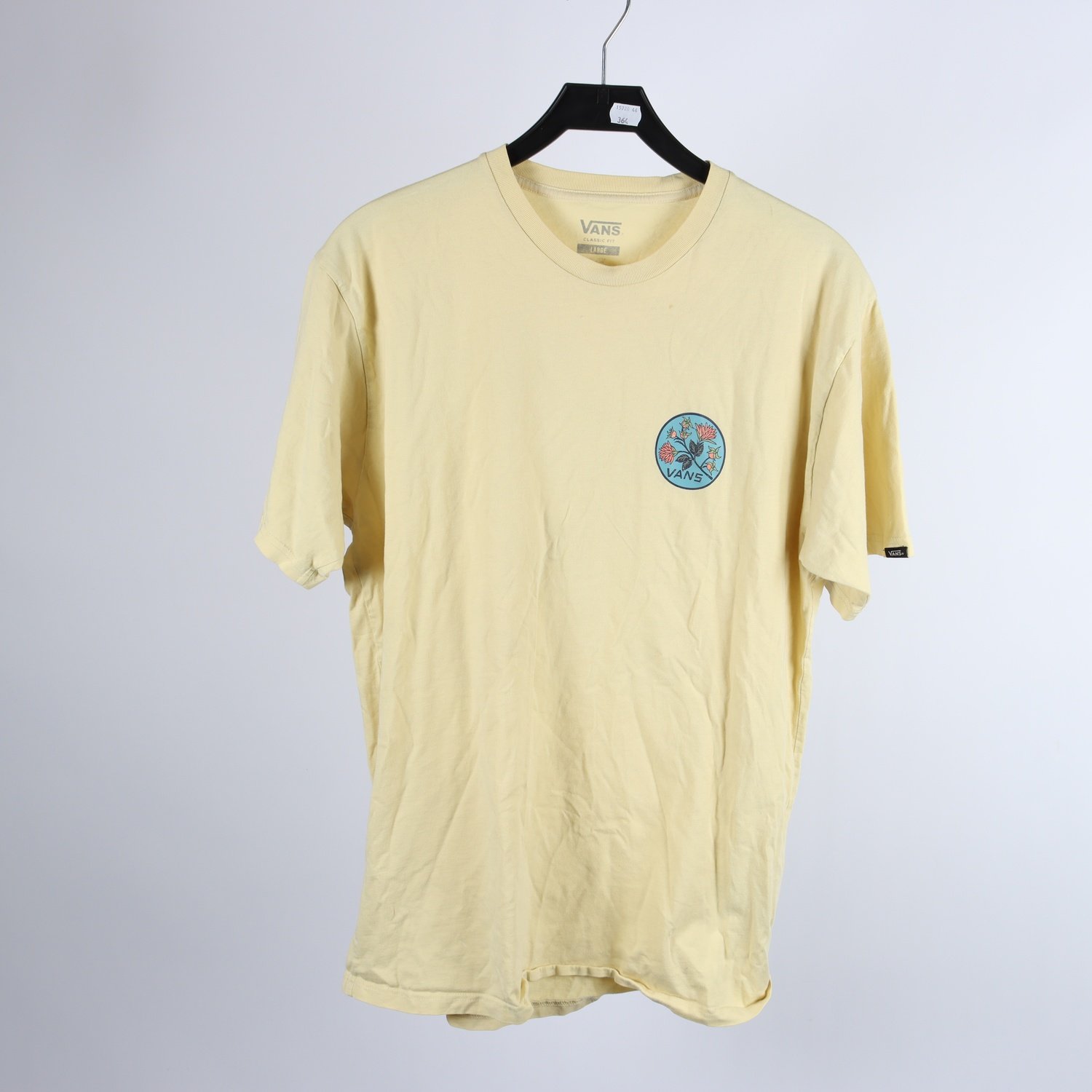 T-shirt, Vans, gul, stl. L